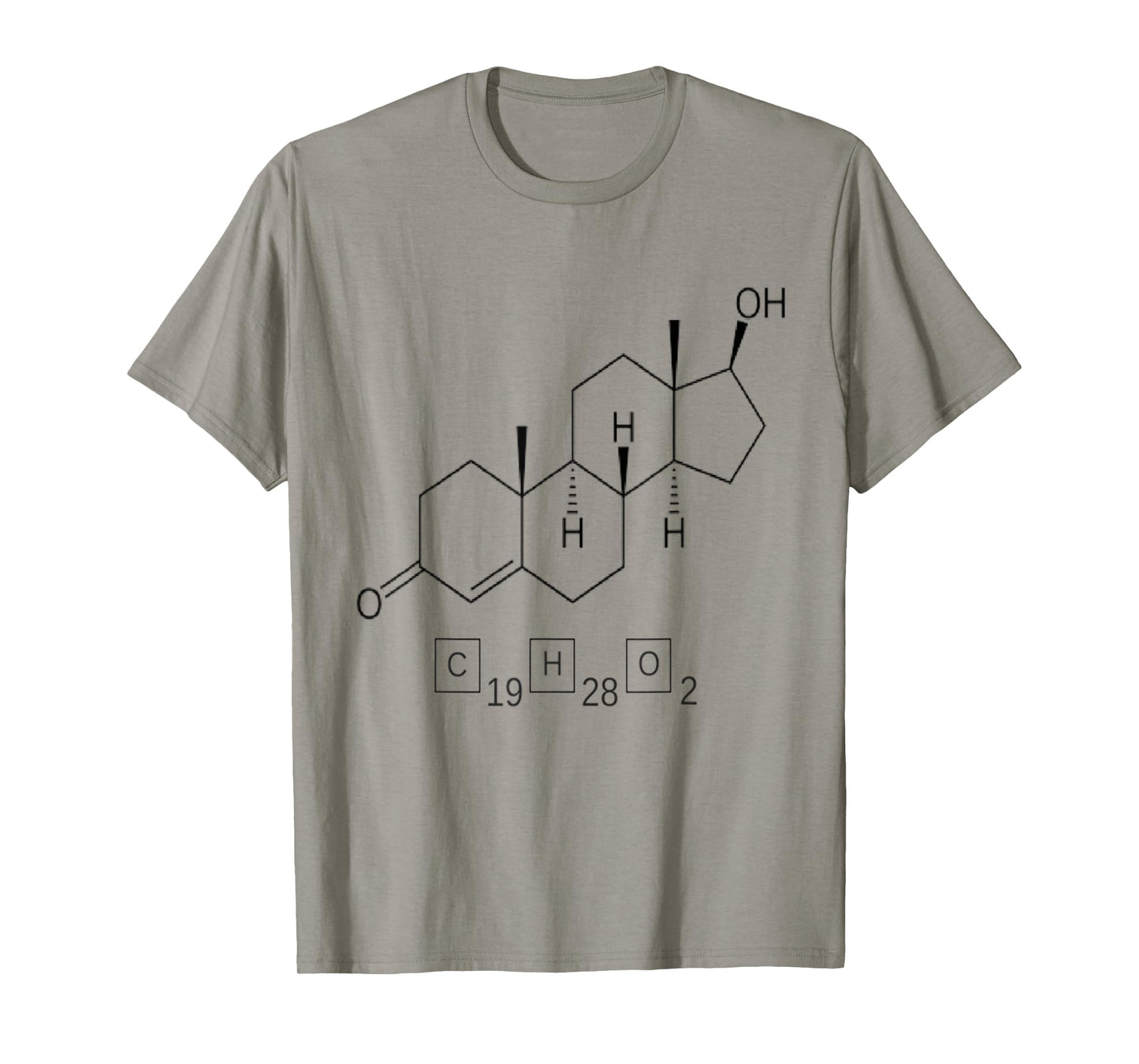 Testosterone molecule and formula T-shirt