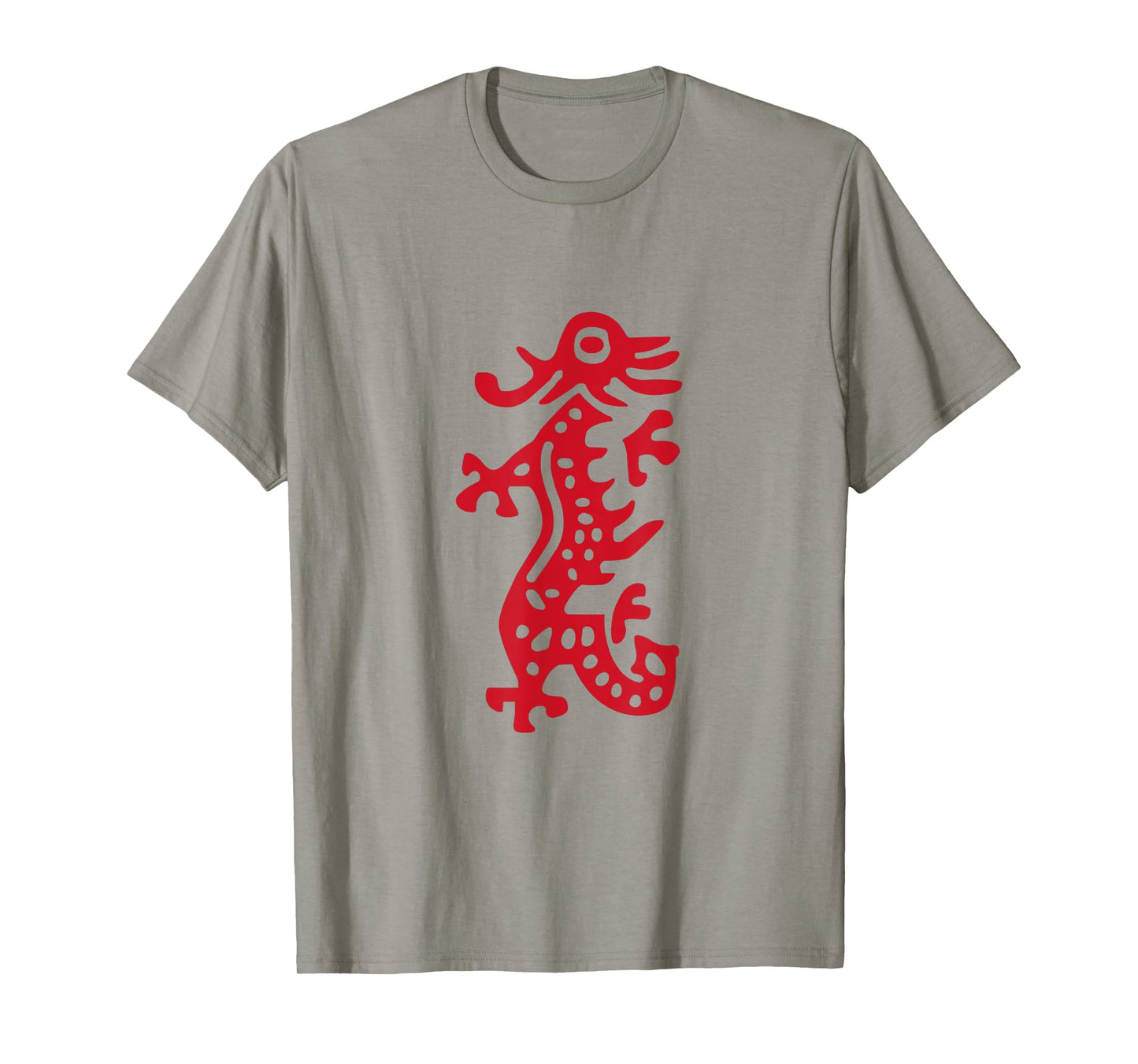 Chinese Mah Jong Red Dragon Tile Mahjong Costume T-Shirt