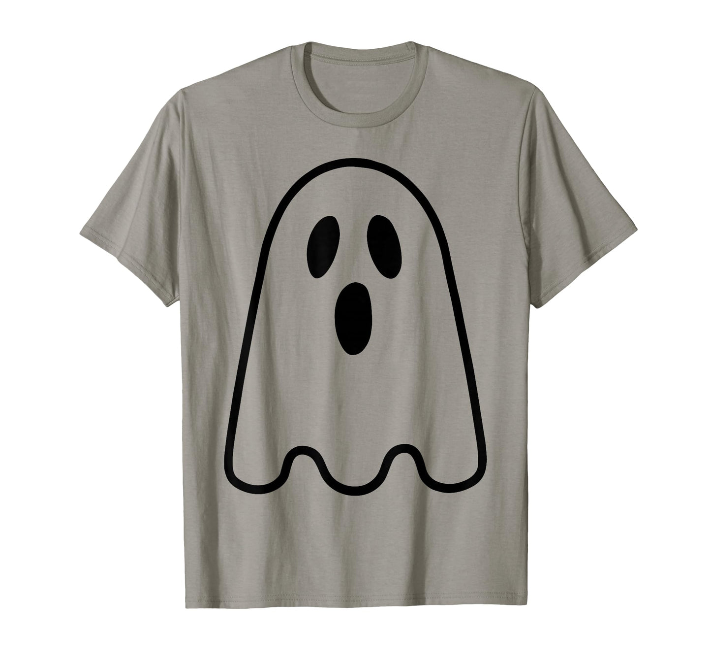Ghost Shirt Adult Kids Men Women Silly Ghost Face Costume T-Shirt