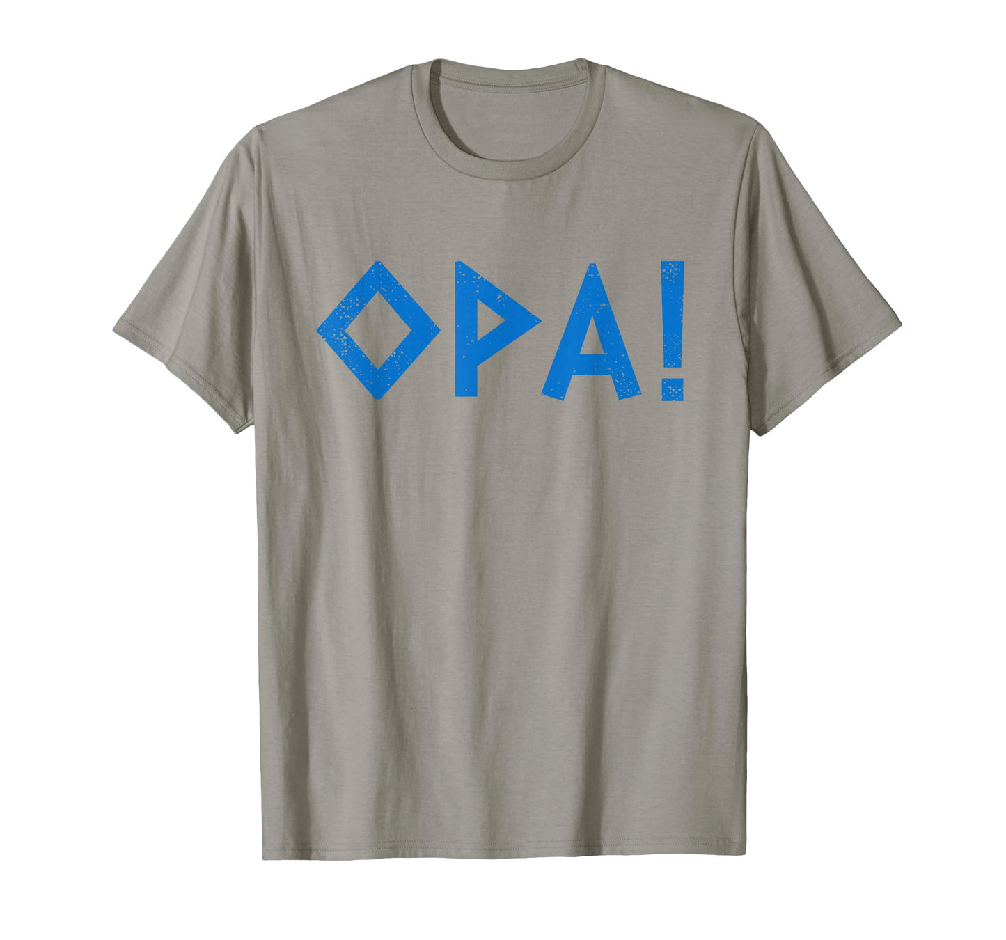 Opa Ancient Greek Pride Greek Flag Funny Greek Party Greece T-Shirt