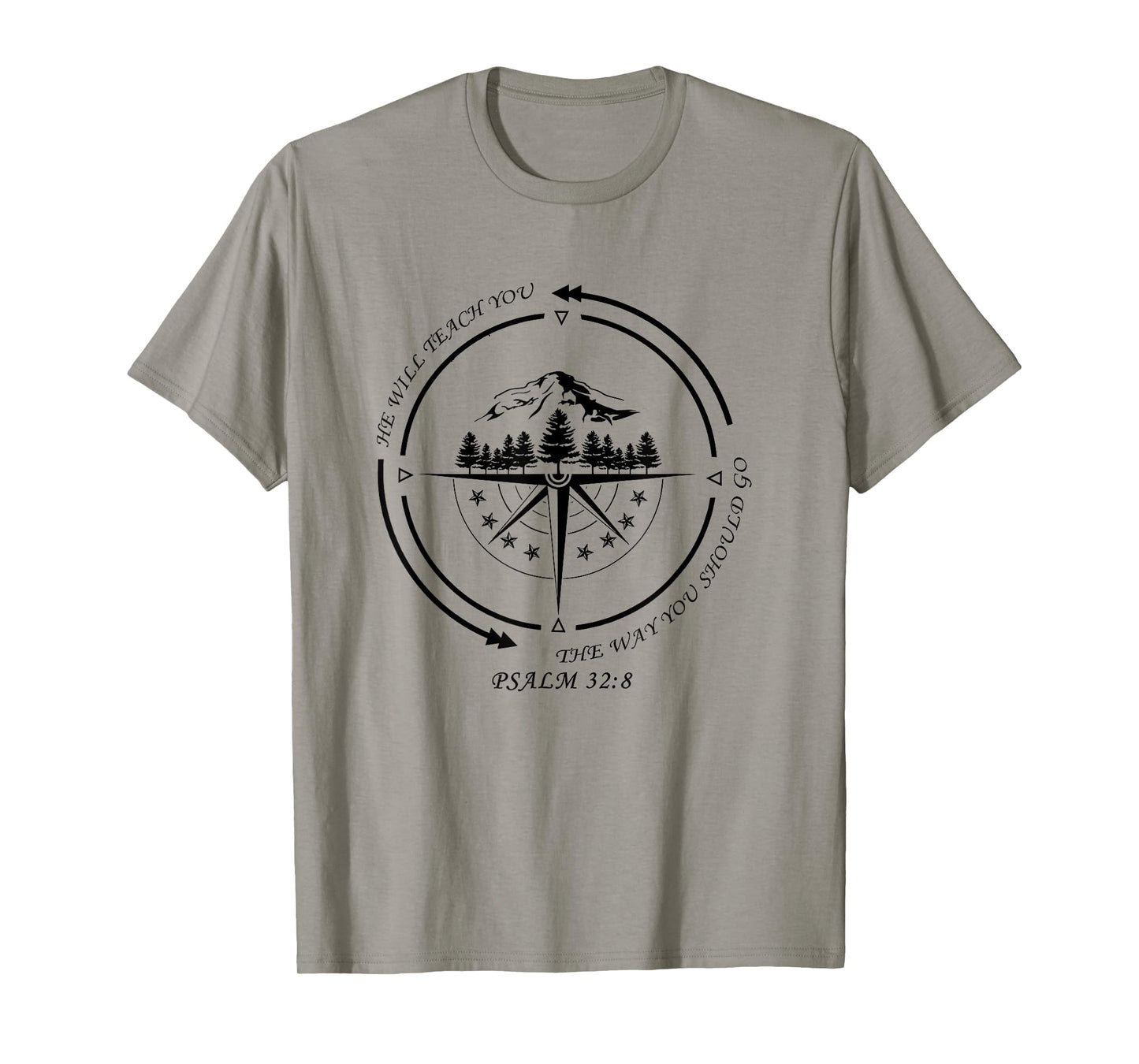 He Will Teach You The Way You Should Go Bible Verse Faith T-Shirt