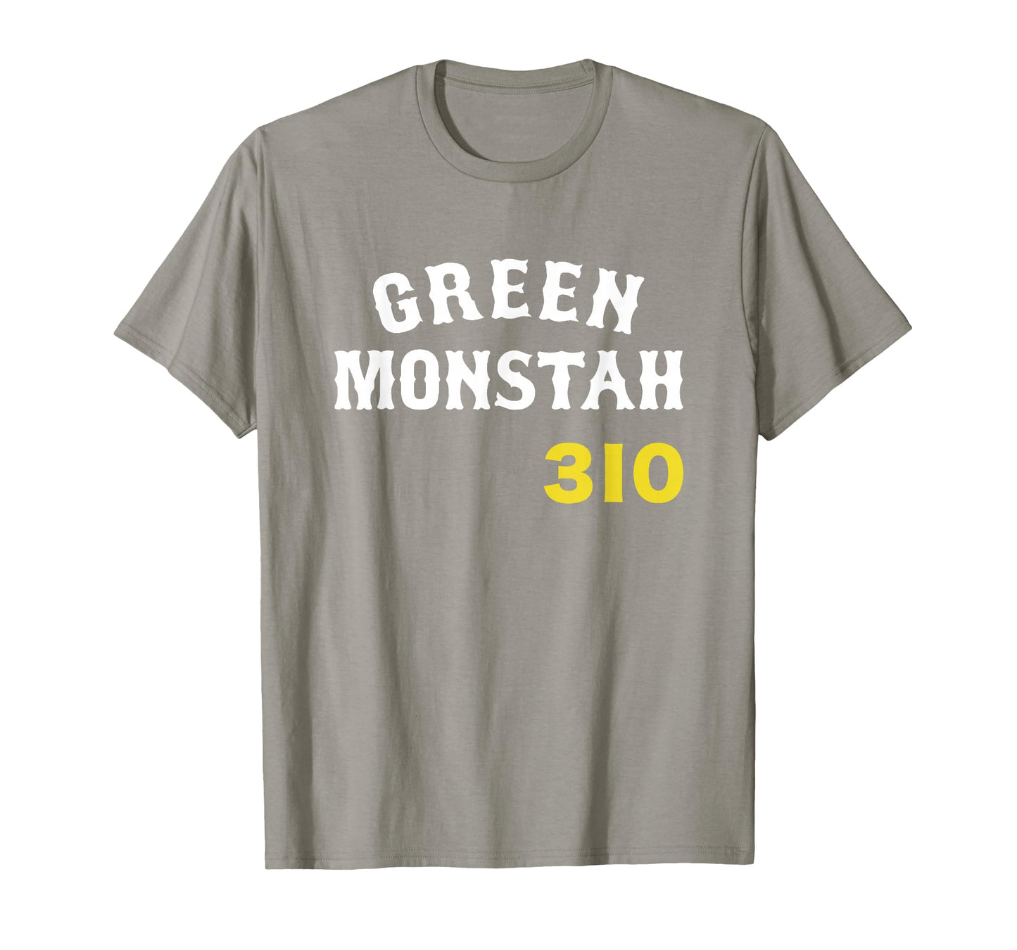 Green Monstah Boston Baseball City 310 ft Funny New England T-Shirt