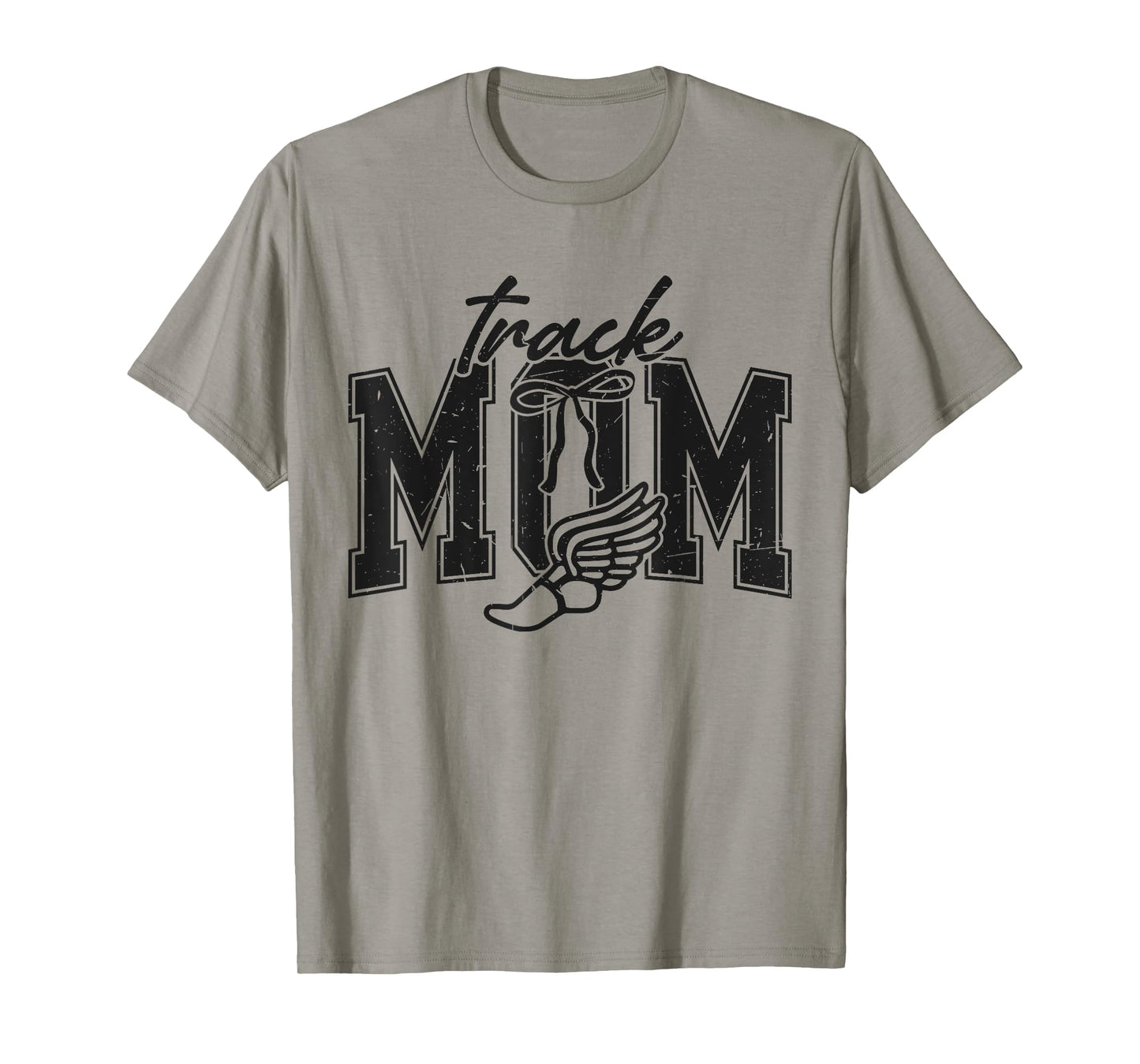 Retro Track Mom Track Mama Game Day Sports Mom Womens Mens T-Shirt