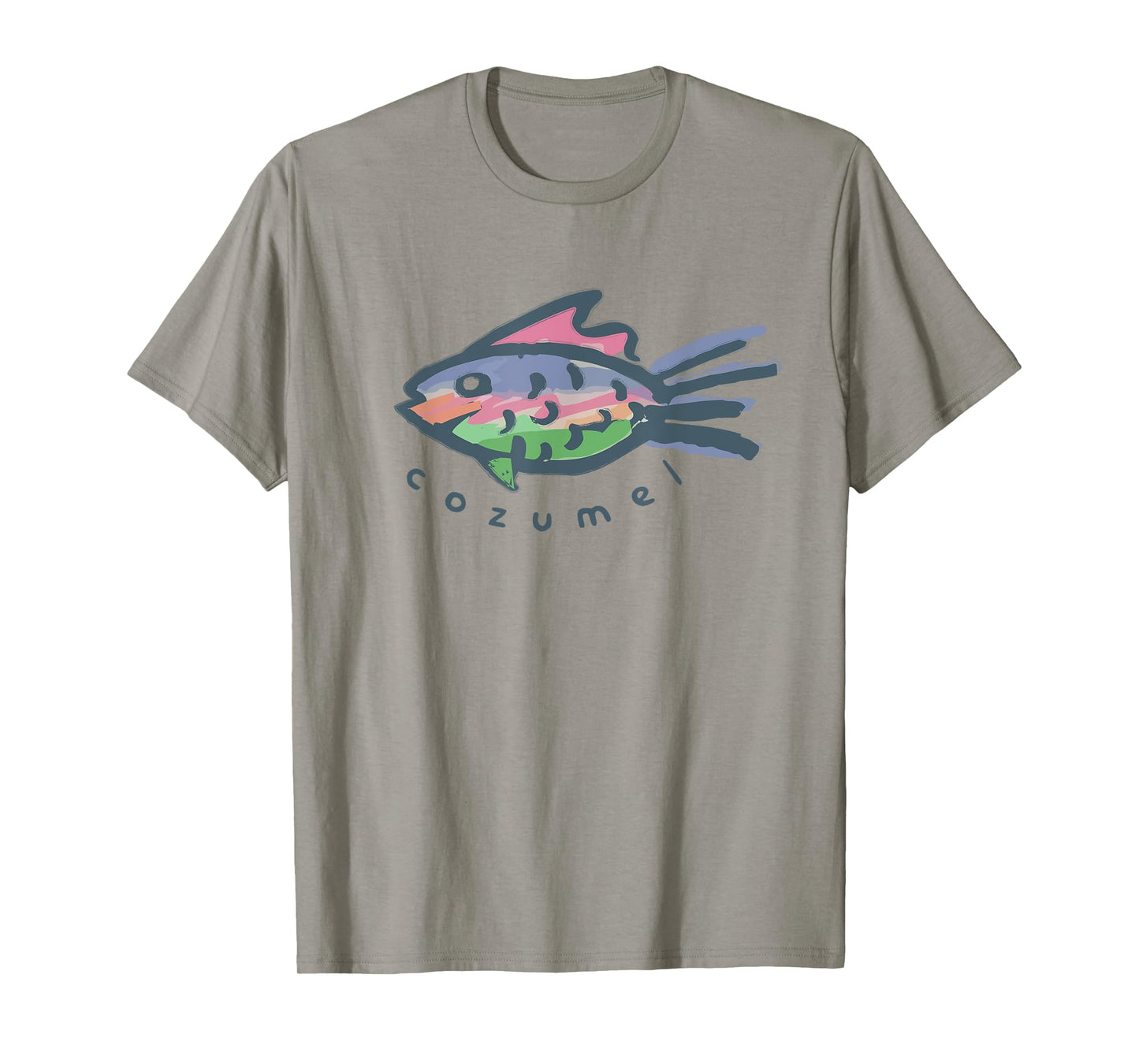 Cozumel Mexico Tropical Fish Graphic T-Shirt