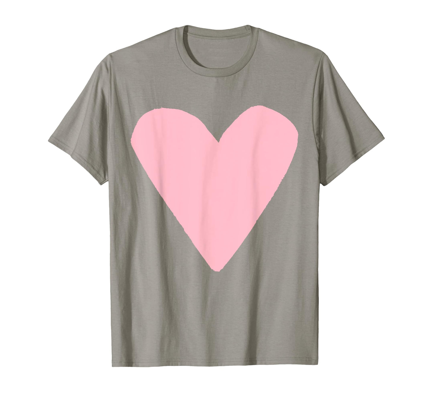 Light Pink Heart Orange T-Shirt