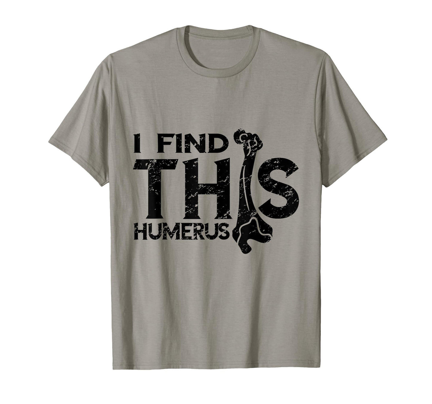Kinesiologist I Find This Humerus Kinesiology Vintage Bone T-Shirt