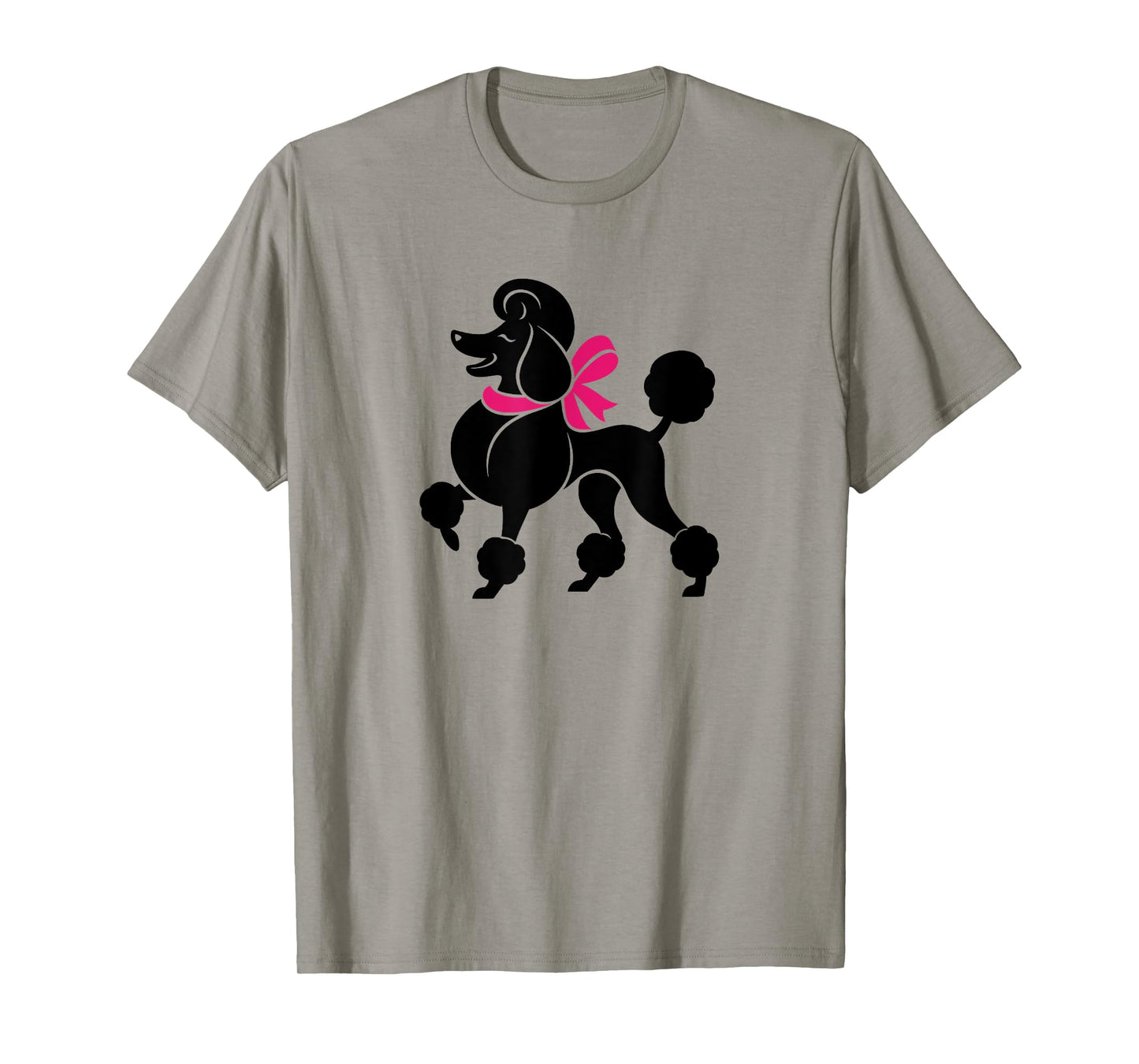 Sock Hop, Poodle, Pink Scarf T-Shirt