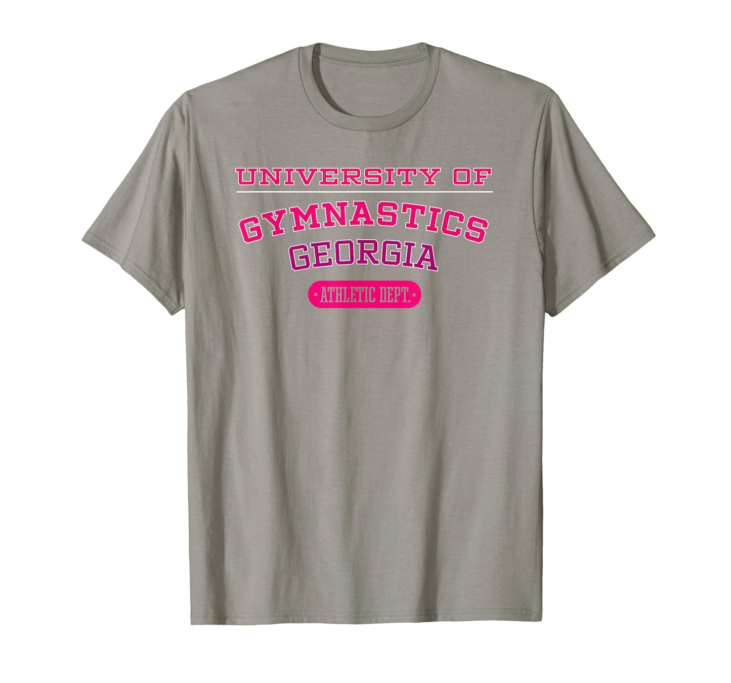 University of Gymnastics GEORGIA Athletic Dept. T-shirt T-Shirt