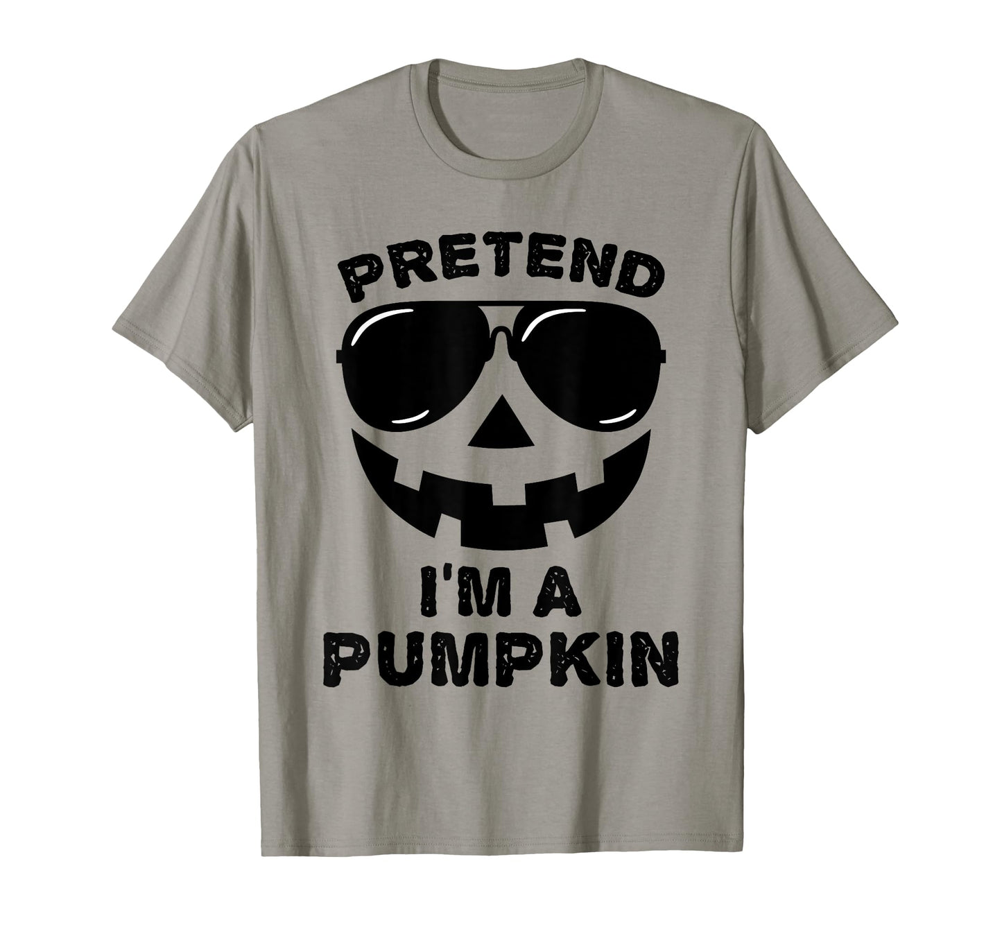 Pretend I'm A Pumpkin Halloween Costume Couples Matching T-Shirt