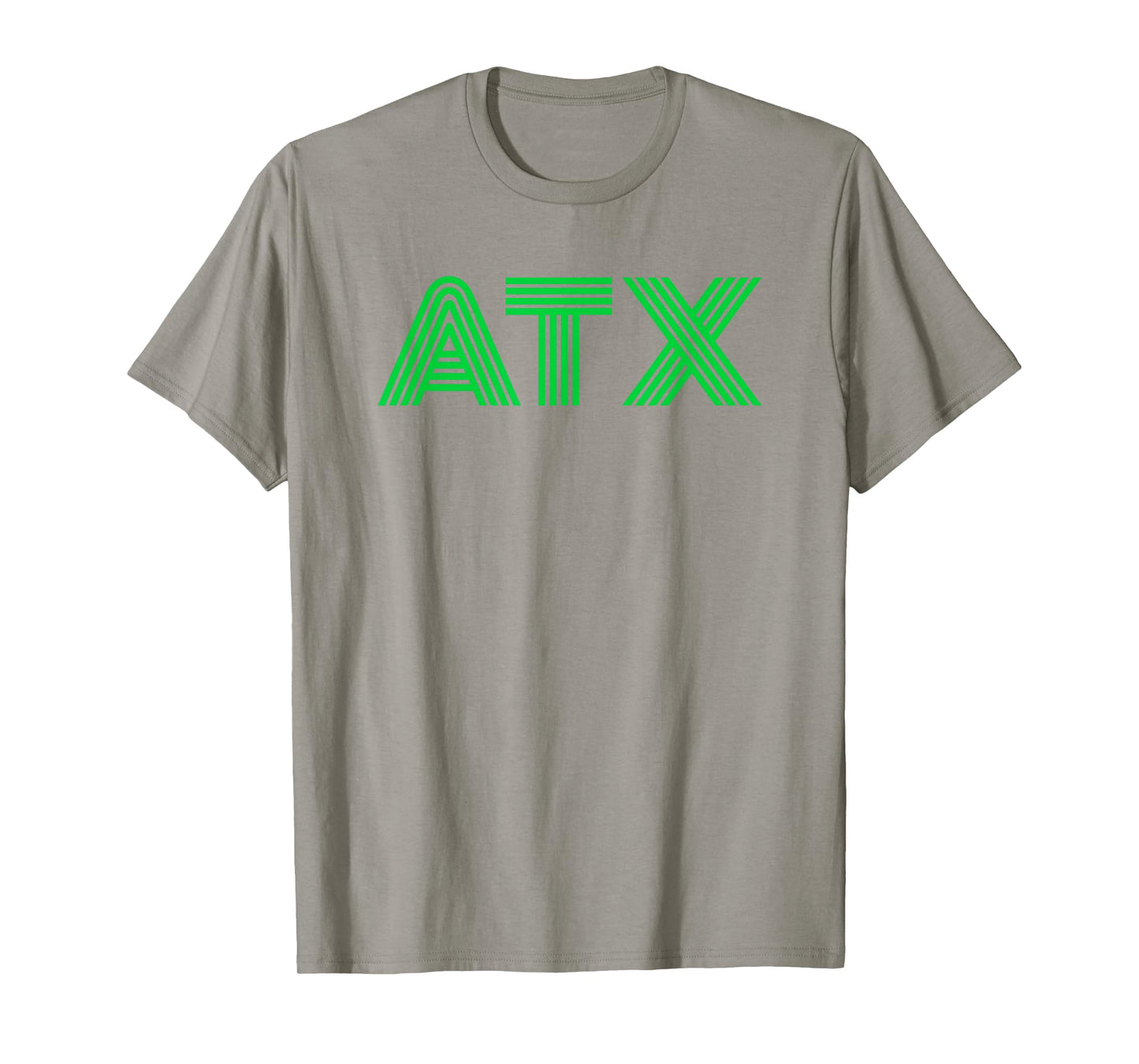 ATX/Austin TX Retro Design in Green T-Shirt
