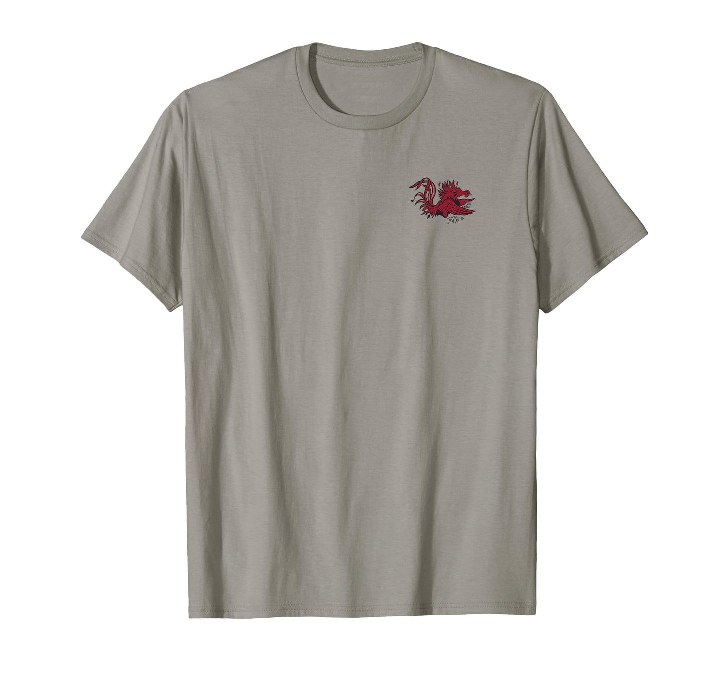 South Carolina Gamecocks Icon Front/Back White T-Shirt