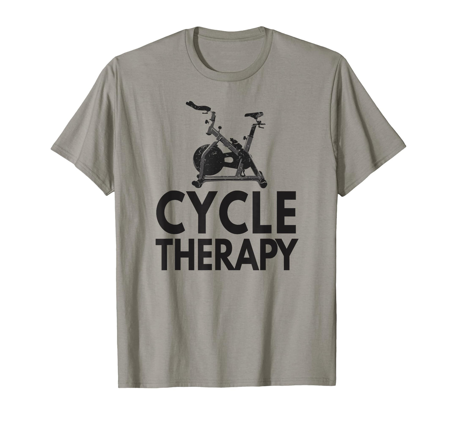 Funny Pun Indoor Spin Class Cycle-Therapy Cycling T-Shirt T-Shirt