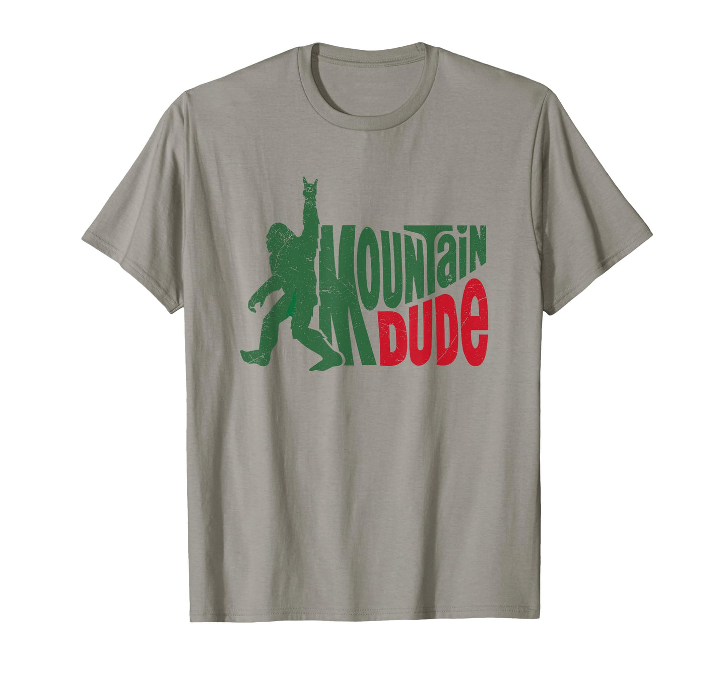 Mountain Dude Funny Bigfoot Sasquatch Hiking T-Shirt