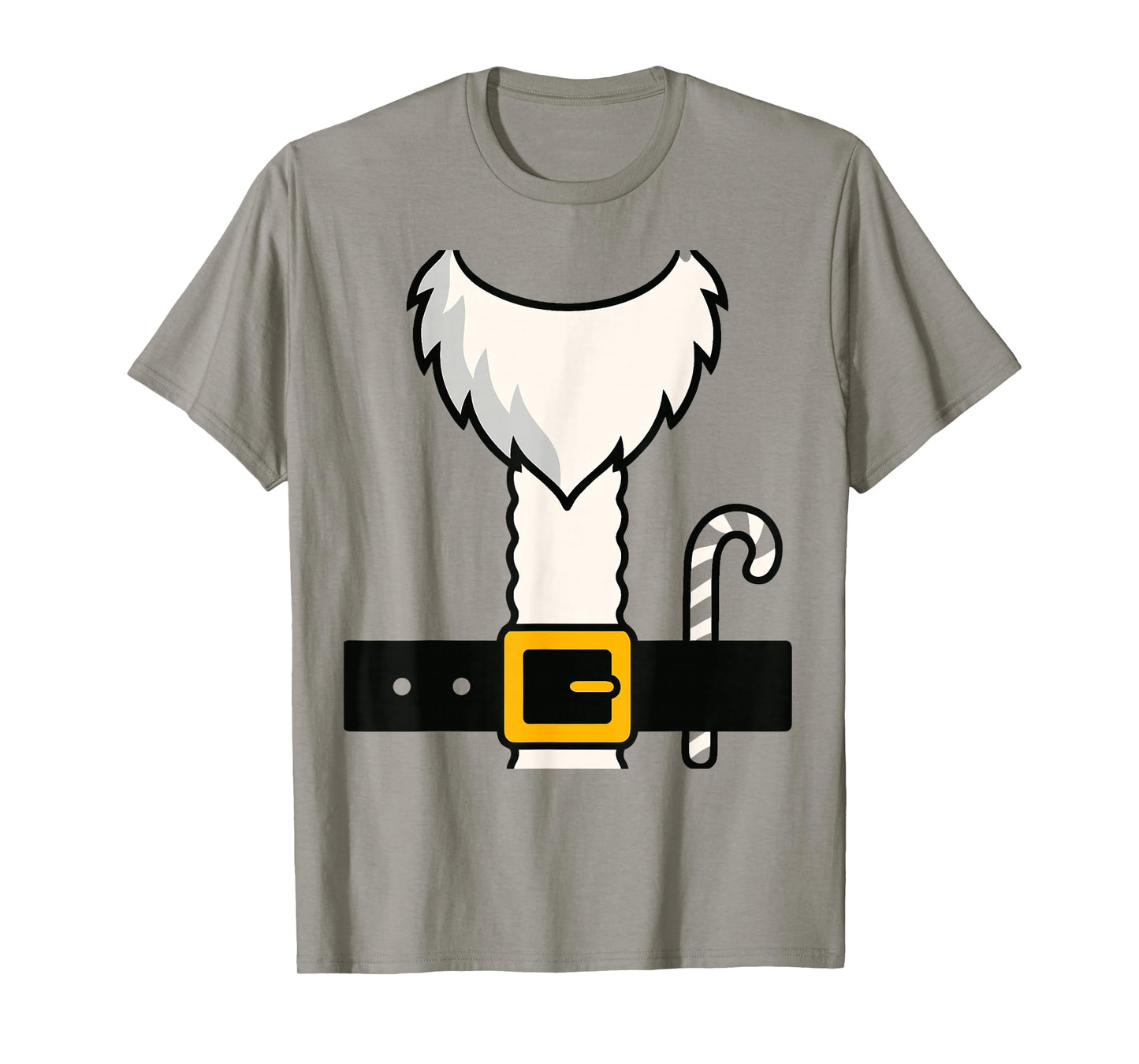 Santa Claus Costume Belt Christmas Outfit T-Shirt