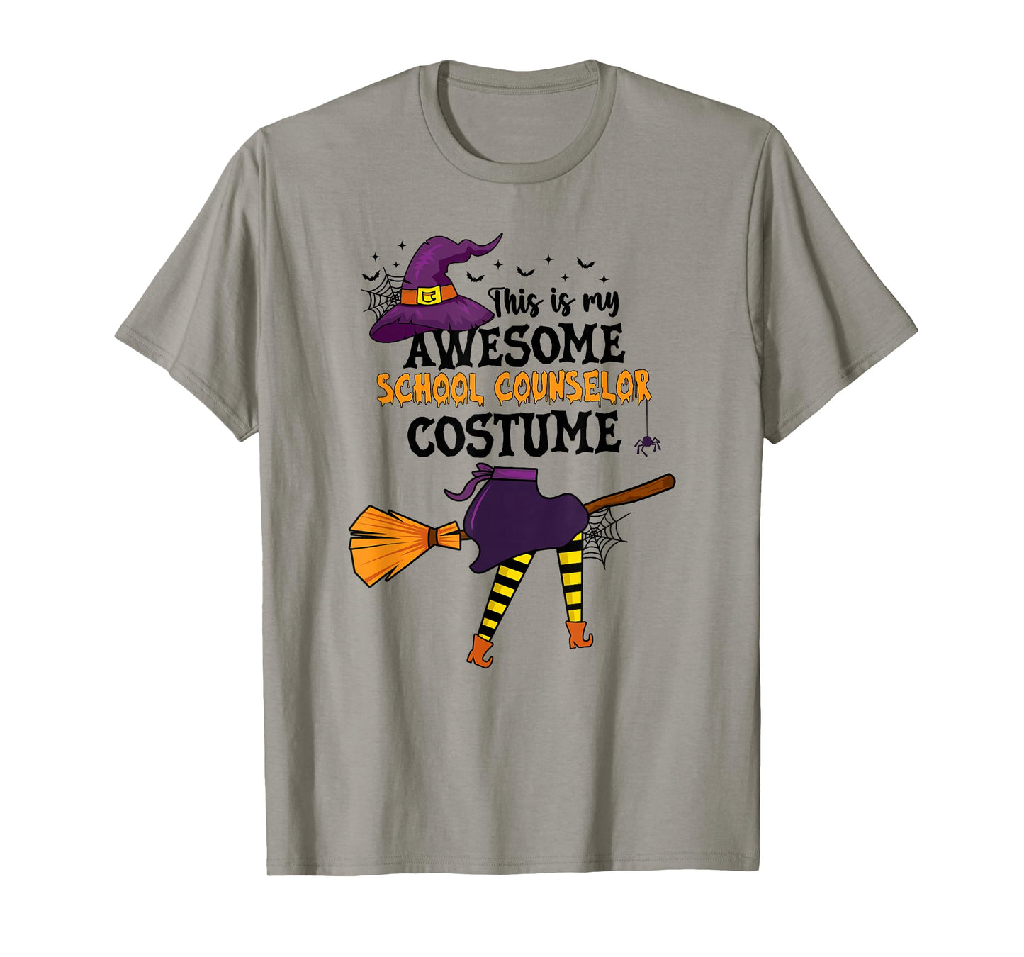 This is My Awesome School Counselor Costume Halloween Witch T-Shirt