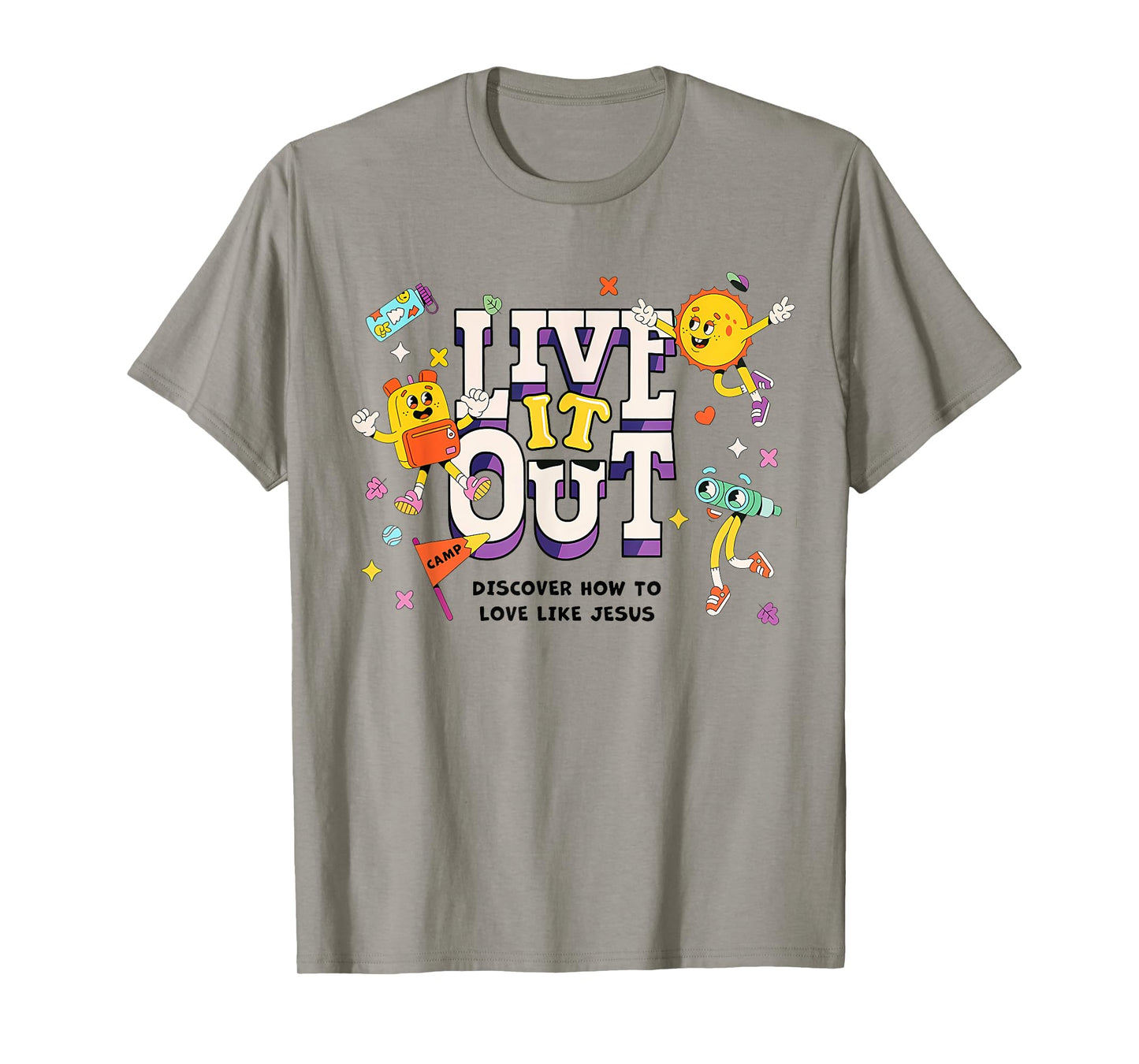 VBS 2025 Live It Out Love Like Jesus Vacation Bible School T-Shirt