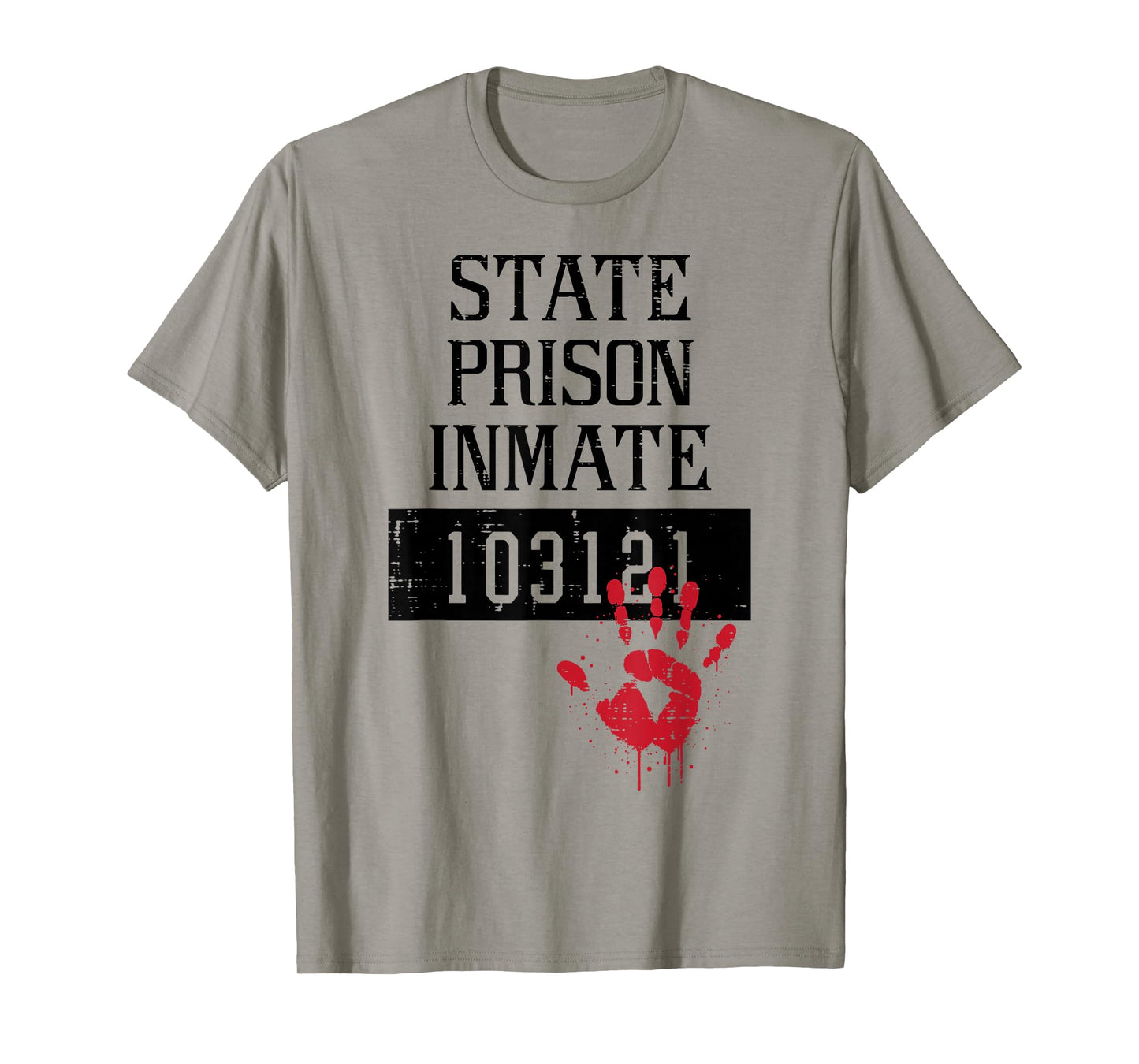 Halloween State Prison Inmate Funny Jail Costume Men Women T-Shirt