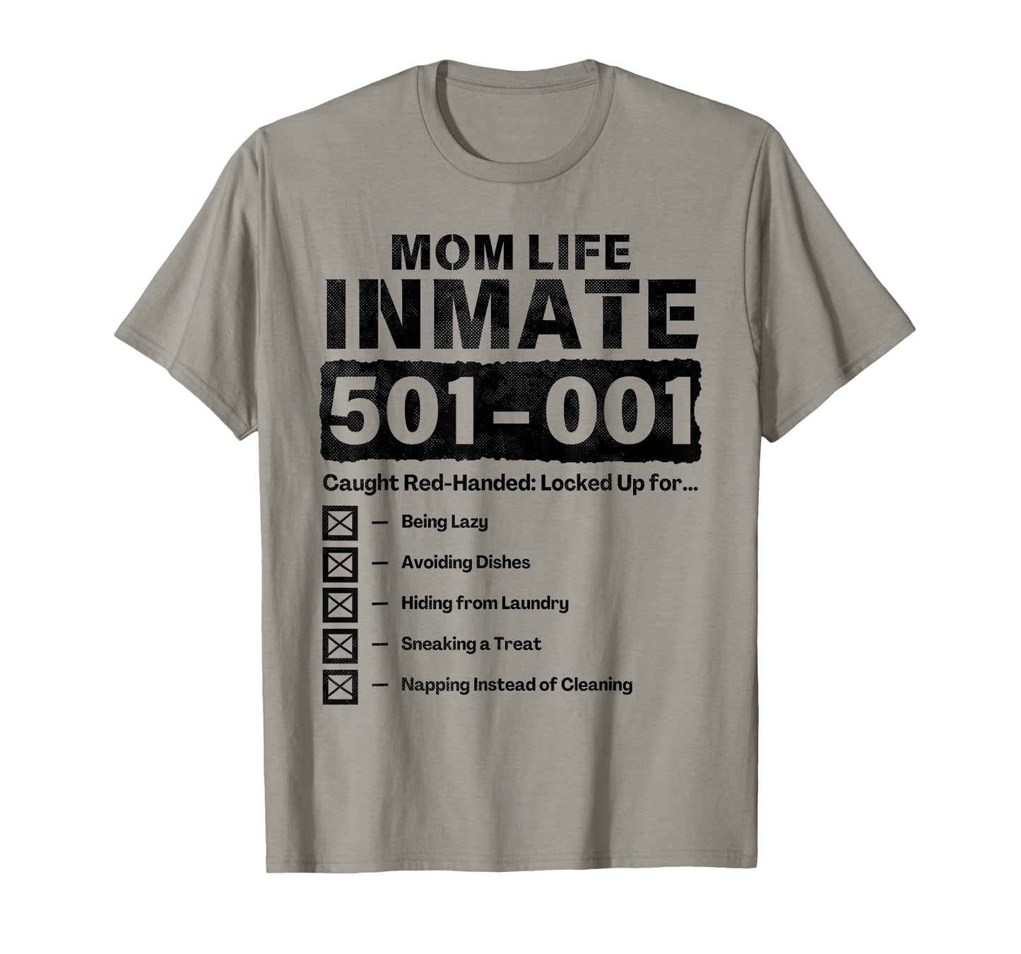 Mom Life Inmate Funny Matching Halloween Costume T-Shirt