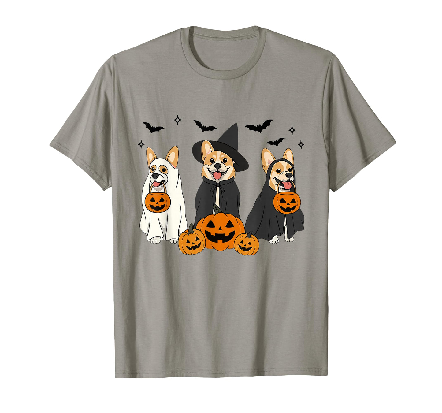 Witch Corgi Halloween Corgi Ghost Corgi Dog Mom Dog Lover T-Shirt