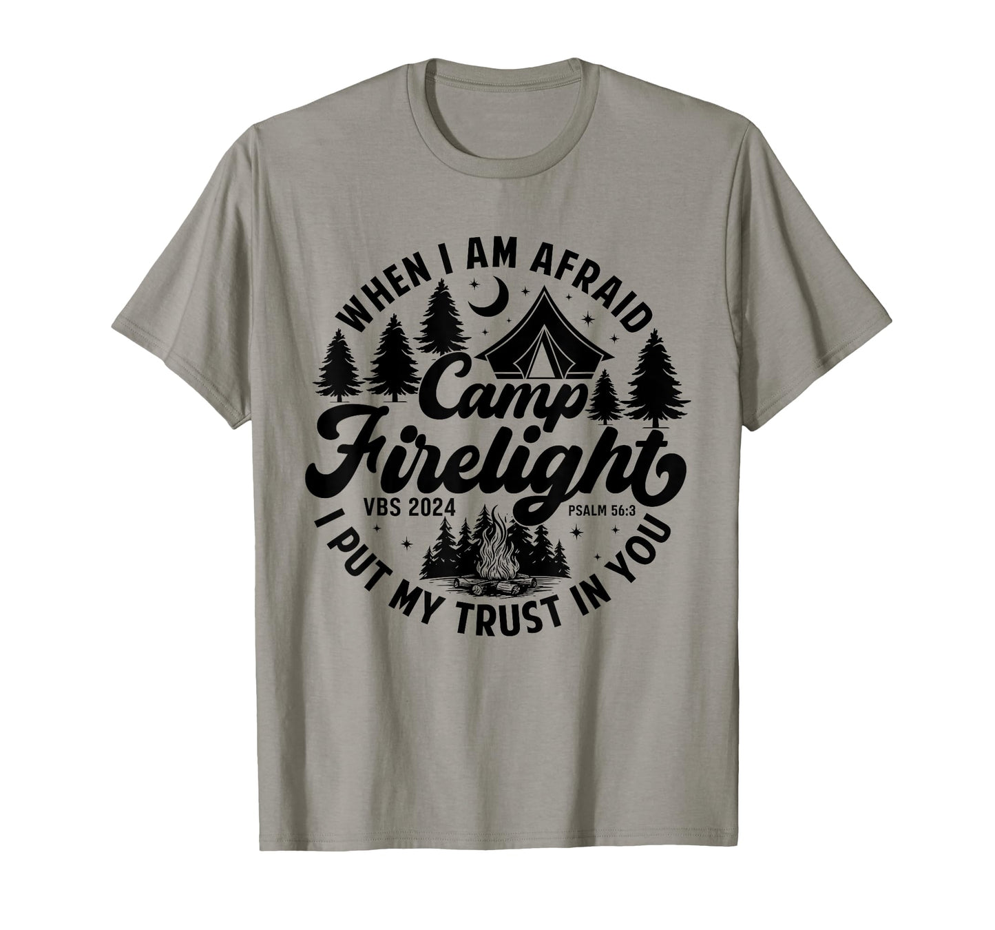 Camp Firelight Vacation Bible School VBS 2024 Christian Camp T-Shirt