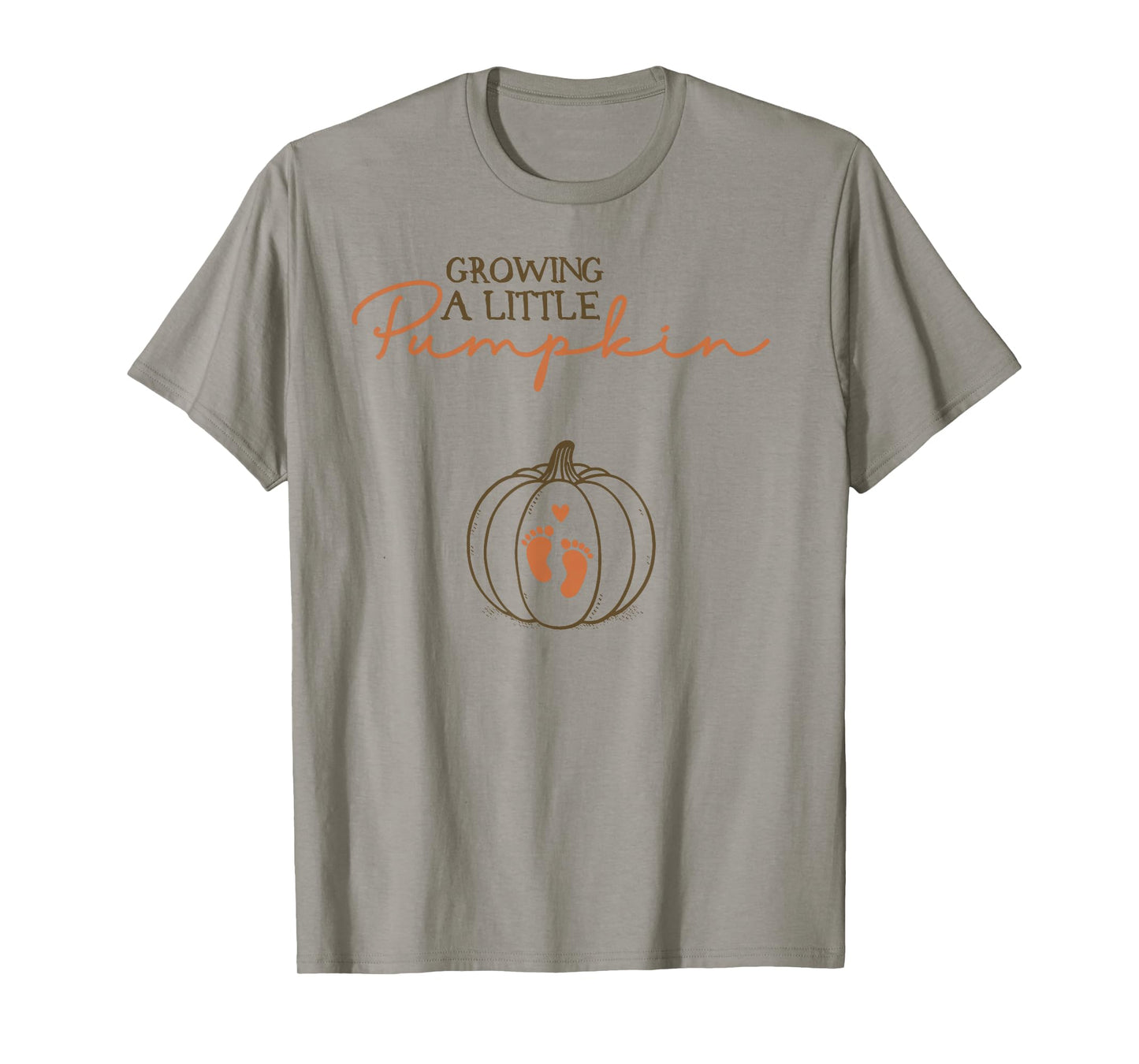 Growing A Little Pumpkin - Funny Pregnancy Halloween T-Shirt