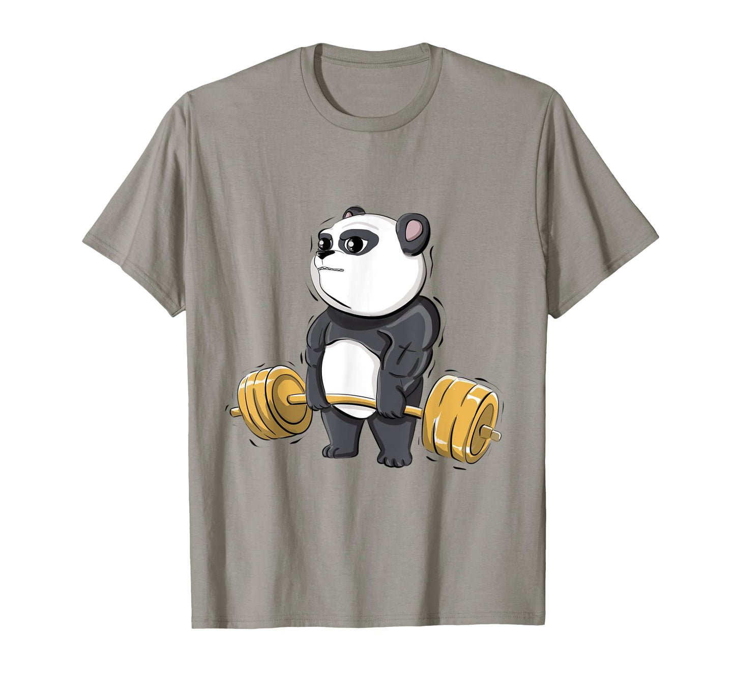 Panda Dad Weightlifting Fitness Gym Funny Panda T-Shirt