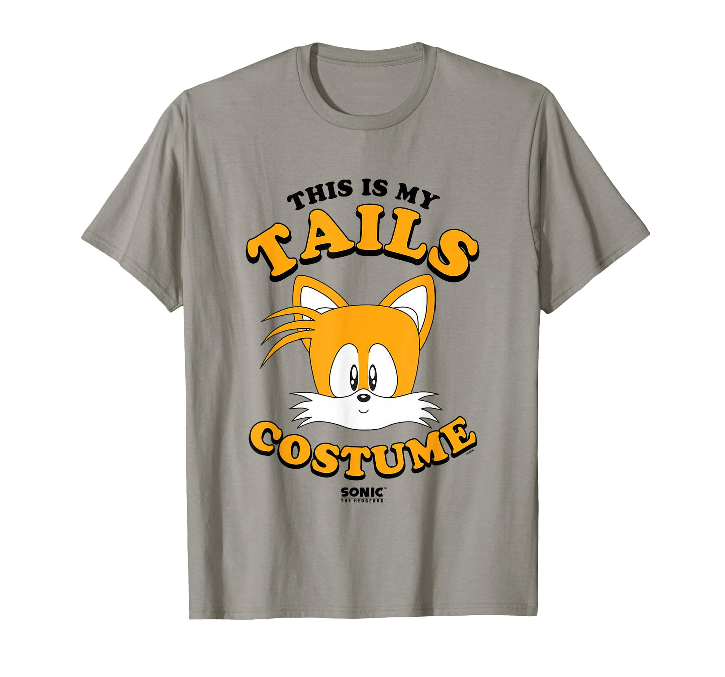 Sonic The Hedgehog Halloween This Is My Tails Retro Costume T-Shirt
