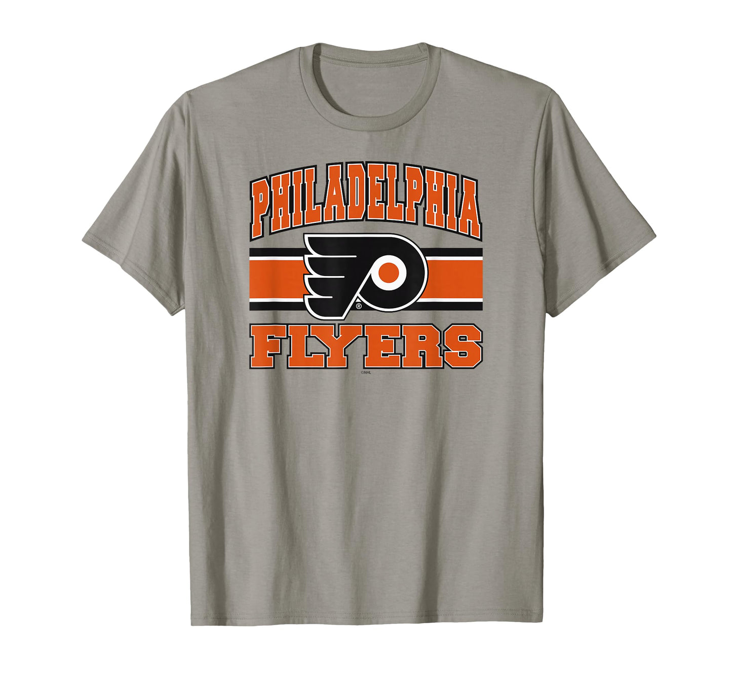 Philadelphia Flyers Stripe Gray Officially Licensed T-Shirt