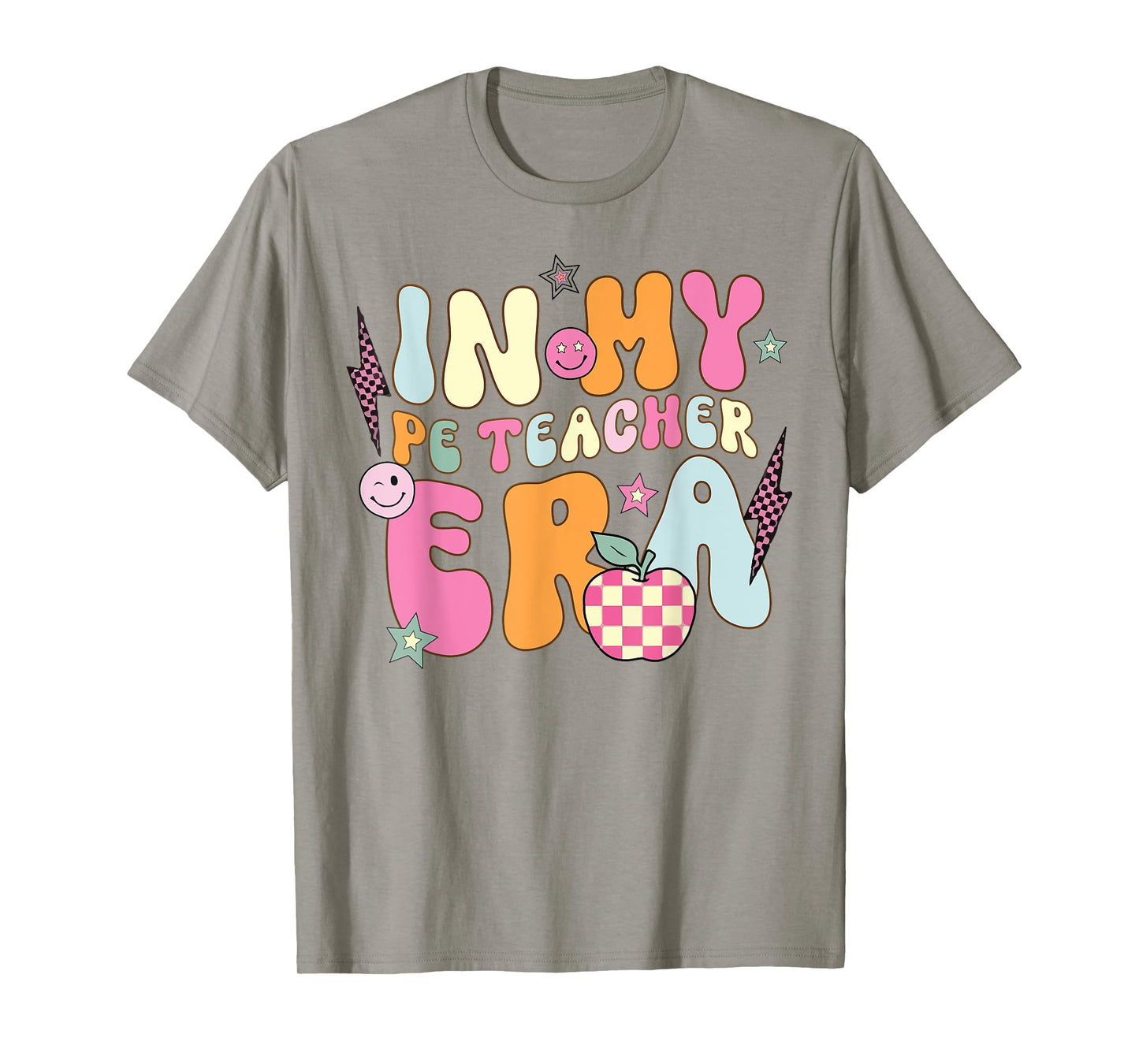 In My PE Teacher Era Physical Education Teacher groovy T-Shirt