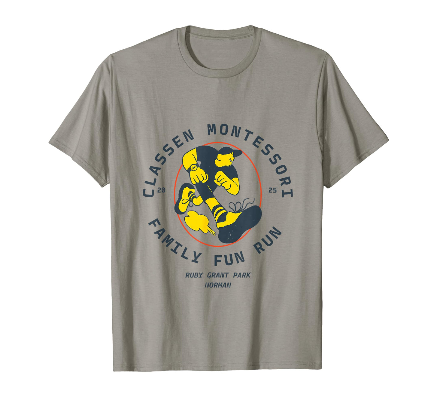 CLASSEN Montessori School Family Fun Run 2025 T-Shirt