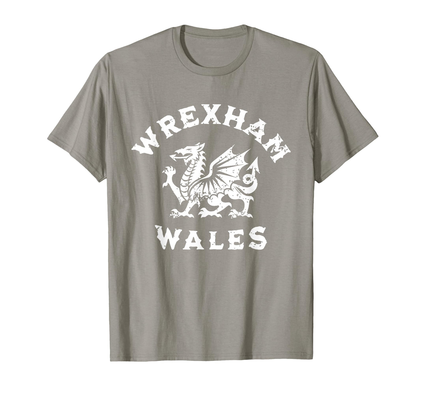 Wrexham Wales Welsh Dragon Flag Vintage T-Shirt