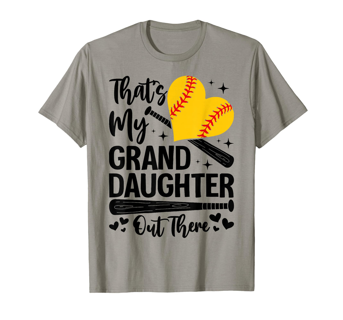 That's My Granddaughter Out There Softball Grandma Grandpa T-Shirt