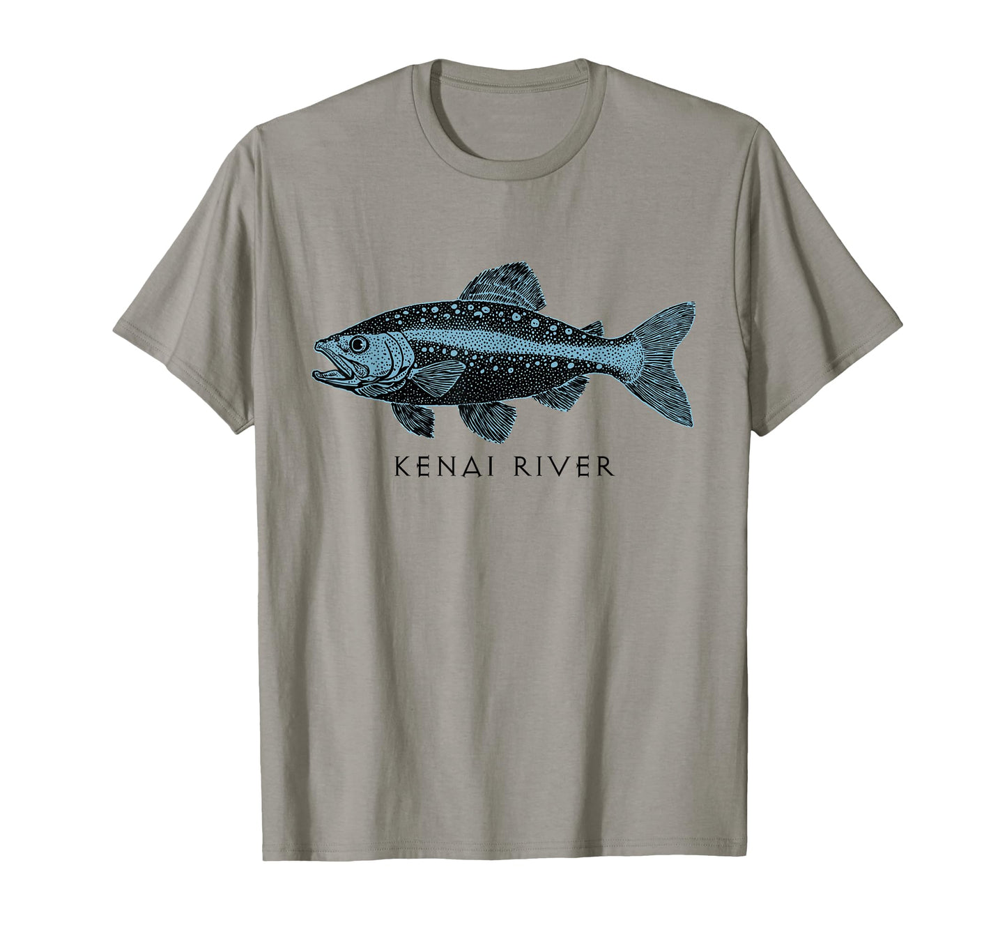 Kenai River Alaska Salmon Fish Art Fishing Kenai Peninsula T-Shirt
