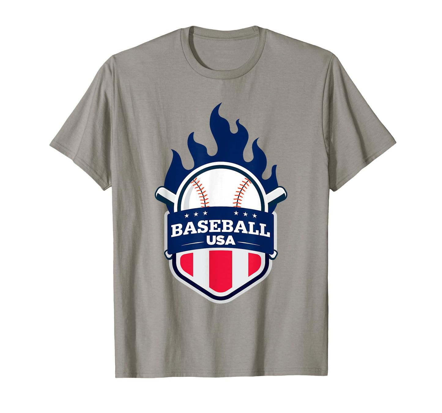 Baseball USA Support the Team Shirt USA Flag Playoff T-Shirt