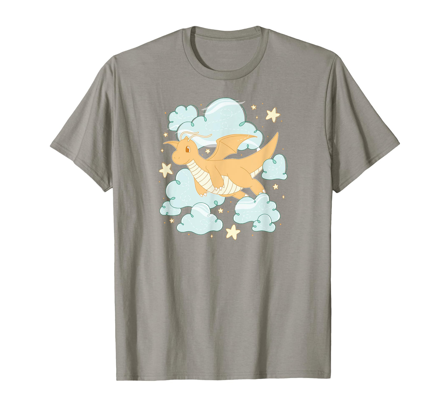 Pokémon - Celestial Pastel Dragonite Clouds White T-Shirt