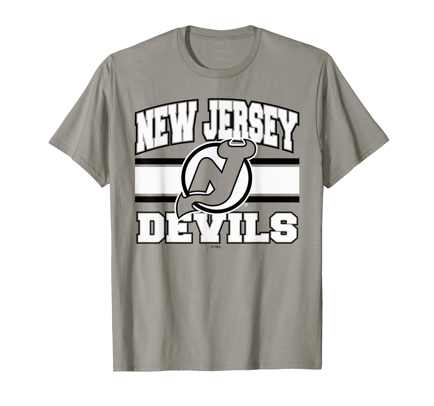 New Jersey Devils Stripe Red Officially Licensed T-Shirt