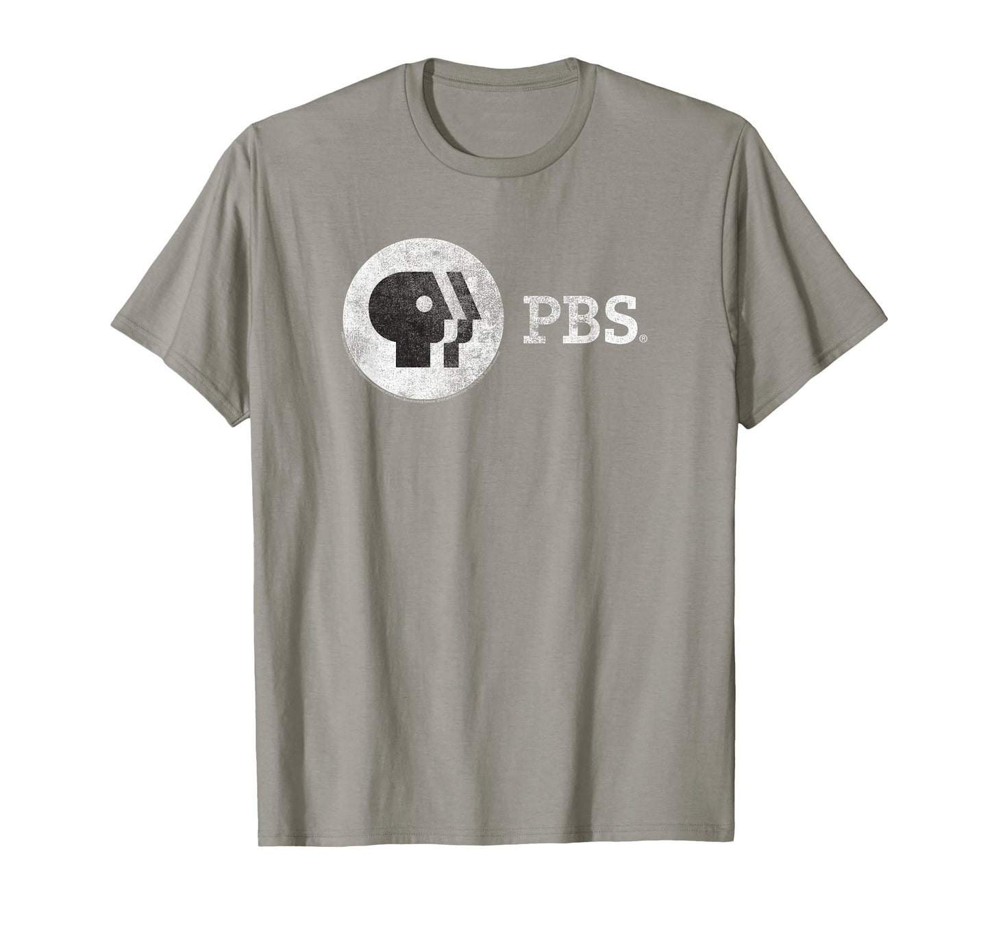 PBS Vintage Round White Logo Public Broadcasting Service T-Shirt