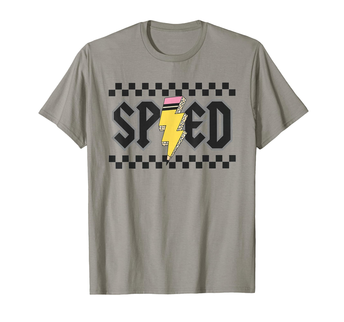 Retro SPED Teacher Pencil Lightning Bolt Back To School T-Shirt