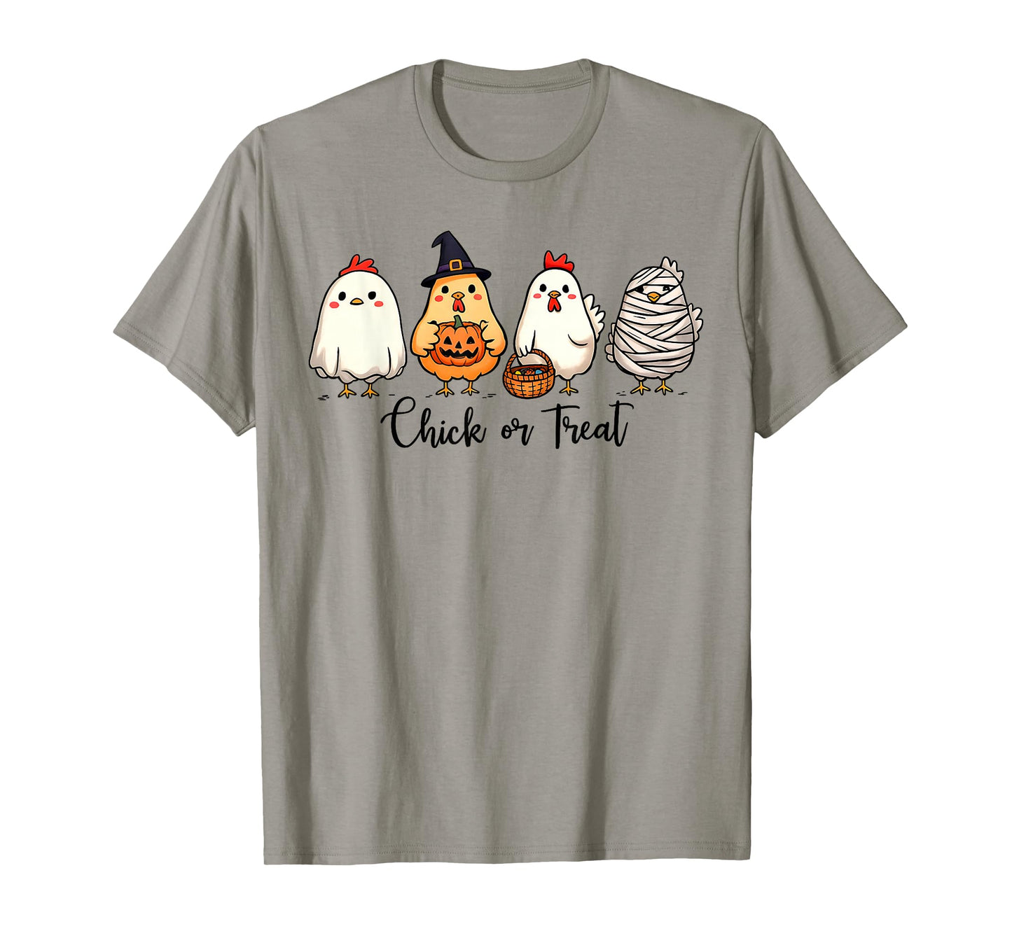 Cute Chicken Halloween Chick Or Treat T-Shirt