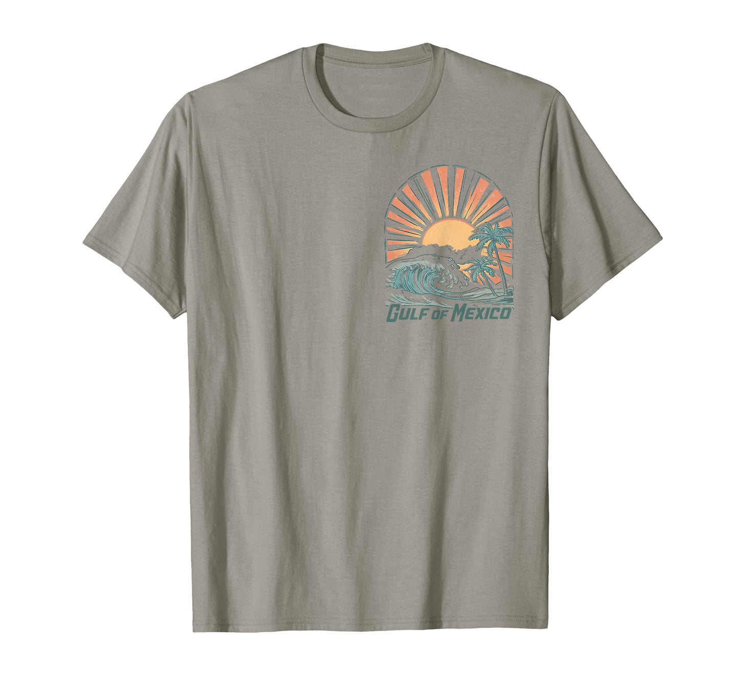 (2sided Front+Back) Gulf of Mexico, Gulf Coast Sunset T-Shirt