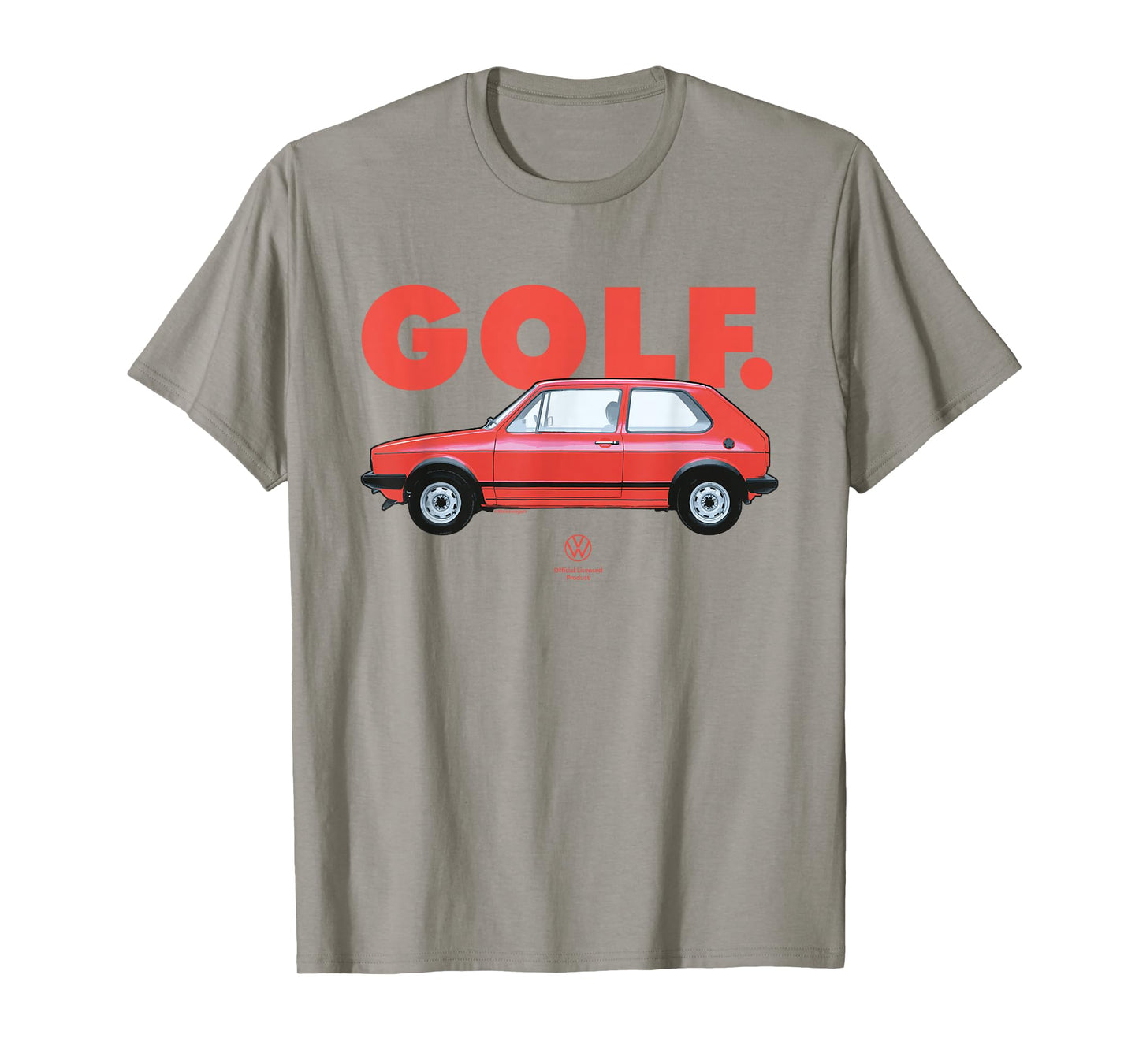 Volkswagen Golf GTI Mk1 Red Retro T-Shirt