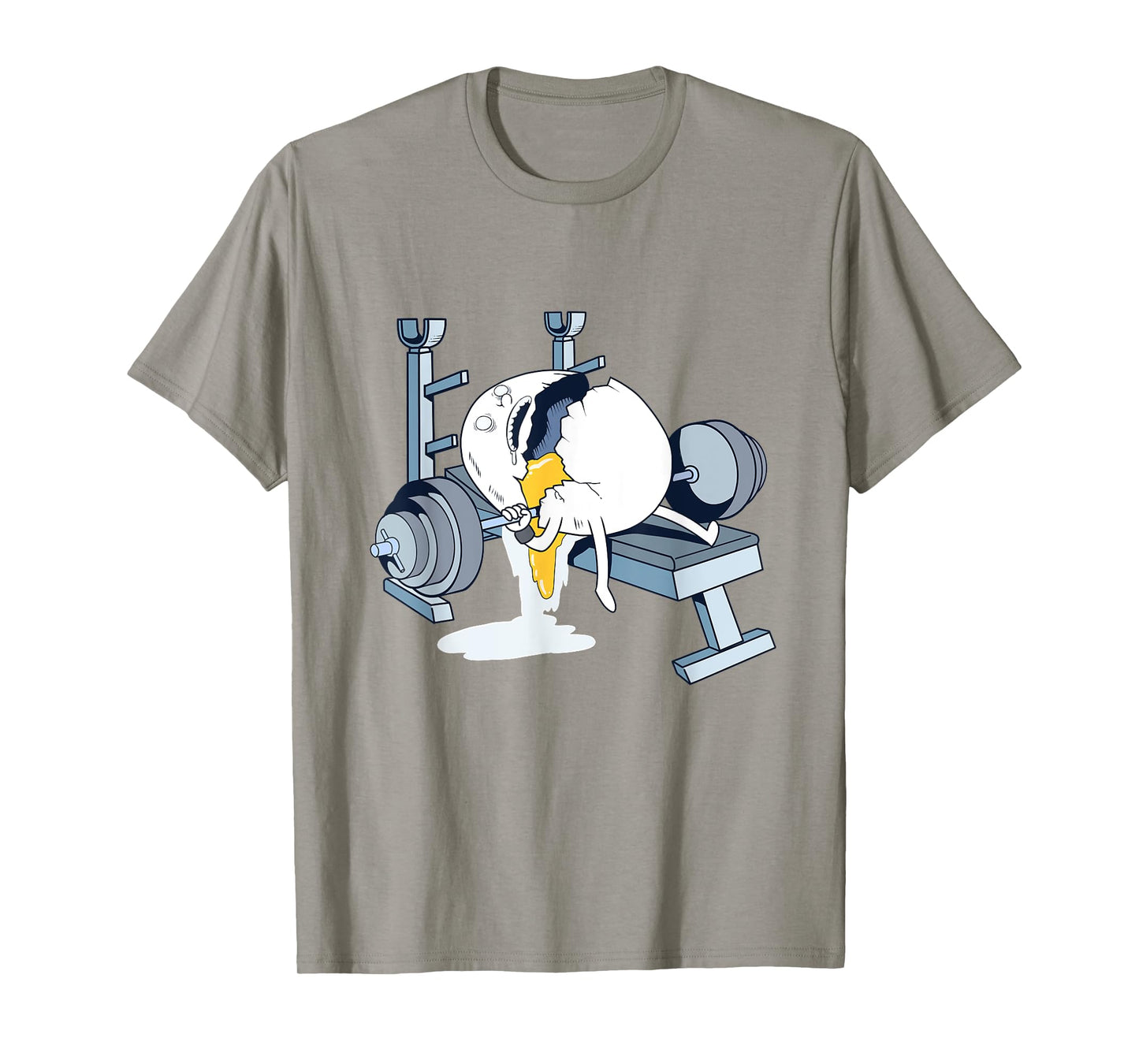 Egg Workout Accident T-Shirt Fun Gym And Diet Shirt Lifting T-Shirt
