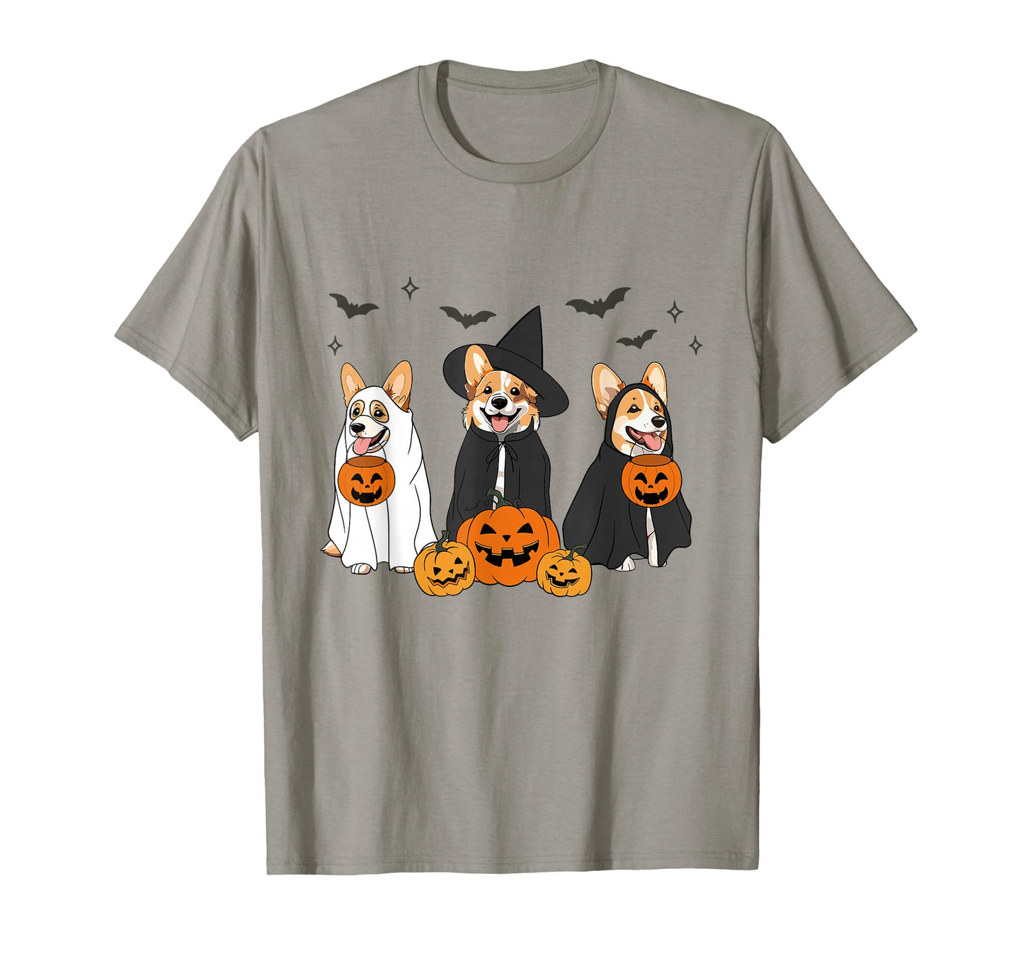 Witch Corgi Halloween Corgi Ghost Corgi Dog Mom Dog Lover T-Shirt