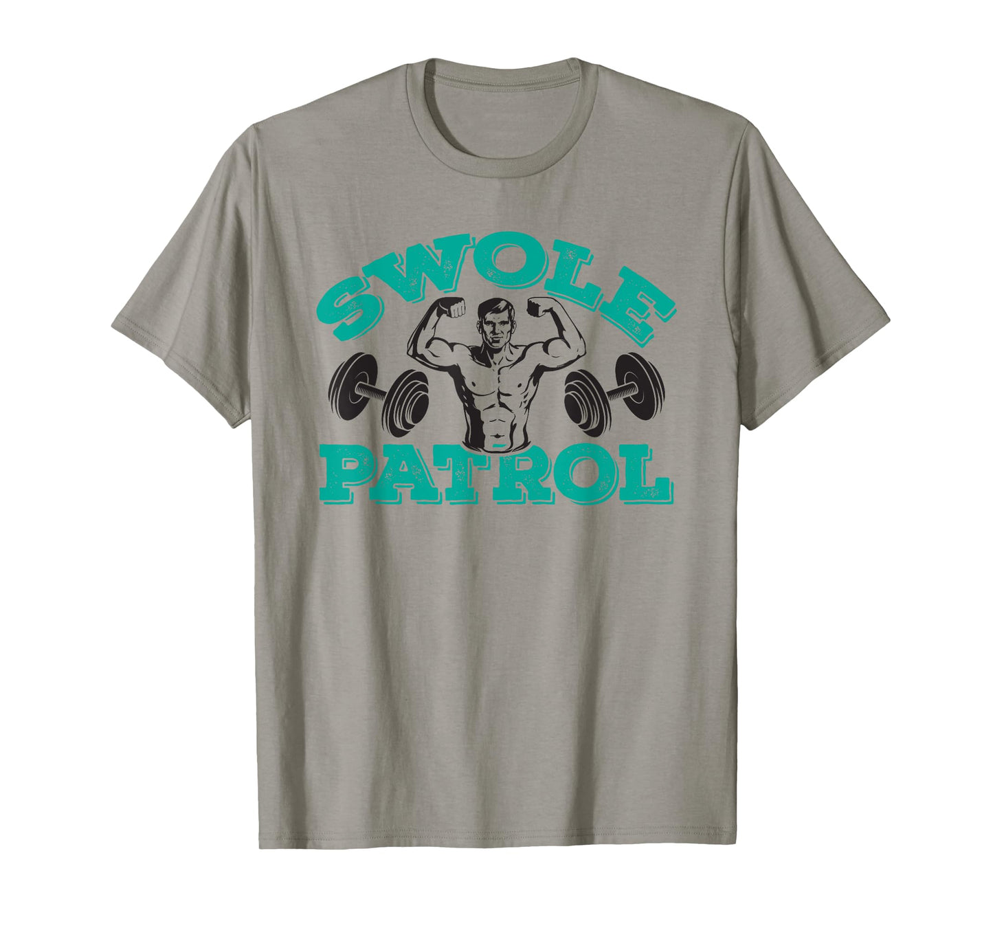 Swole Patrol – Dad working out & weightlifting T-Shirt