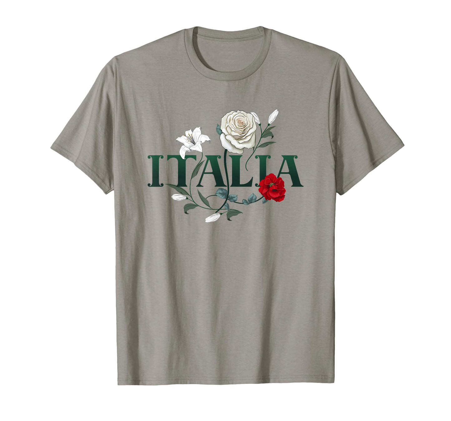 Flowers of Italy - Vintage Style Minimalist Boho T-Shirt