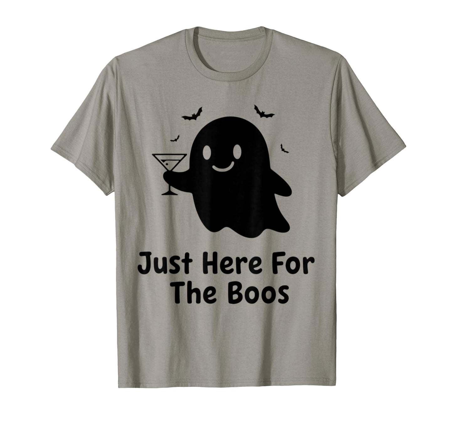 Just Here for The Boos Ghost Witch Hat Halloween Party T-Shirt