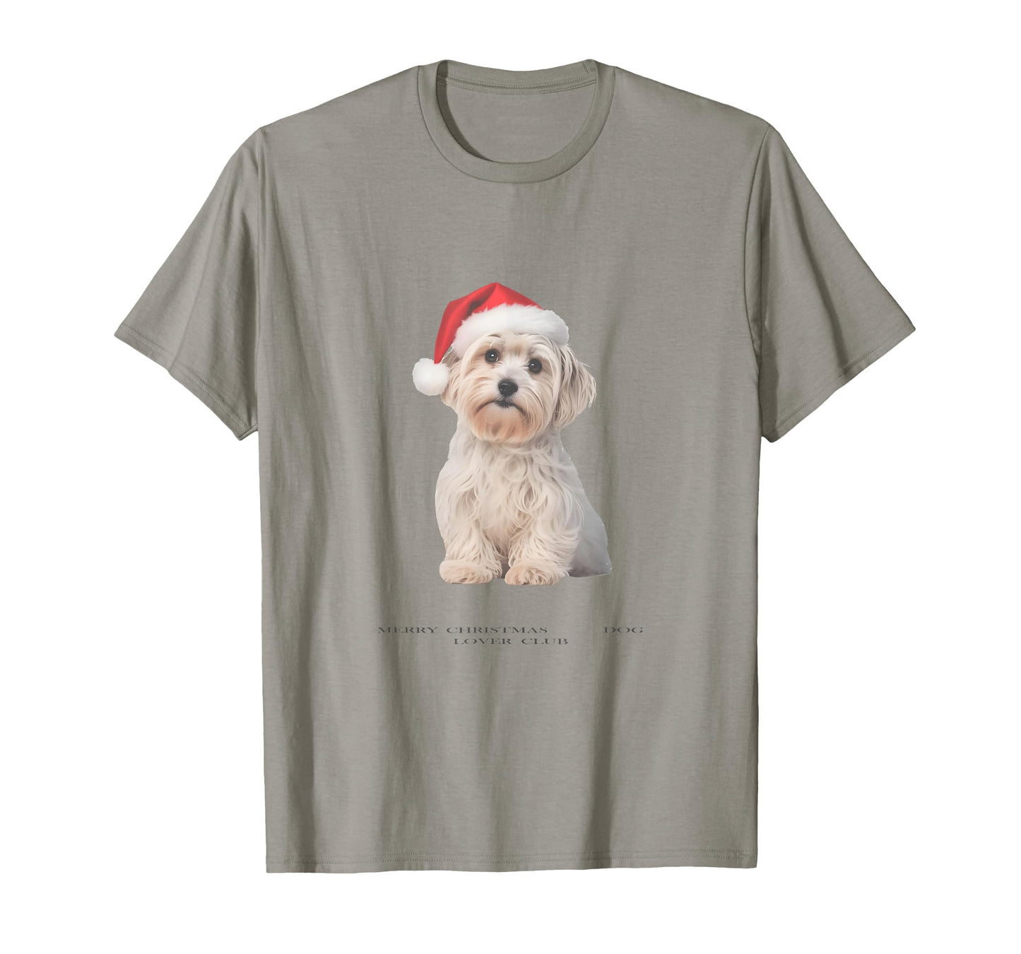 Maltese Christmas Dog Vintage T-Shirt