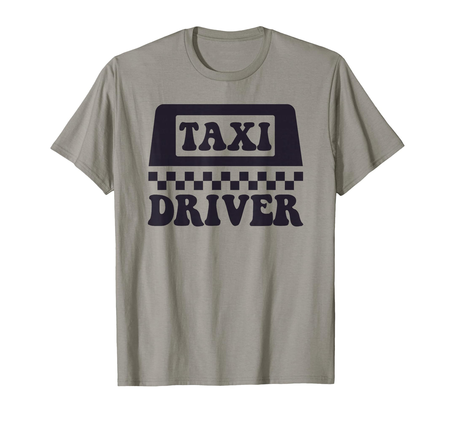 Yellow Taxi Costume Halloween Funny Taxi Driver Men T-Shirt