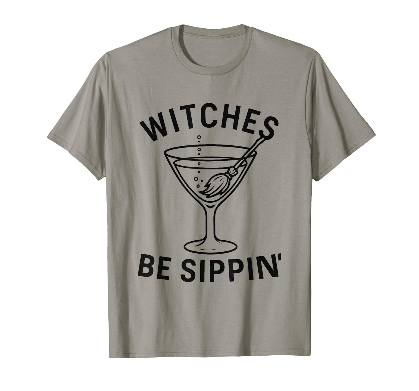 Funny Witches Be Sippin Gothic Drink Halloween Party T-Shirt