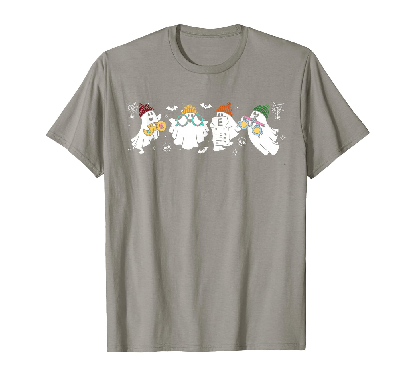 Optometry Optician Boo Ghost Halloween Vibes Spooky Season T-Shirt
